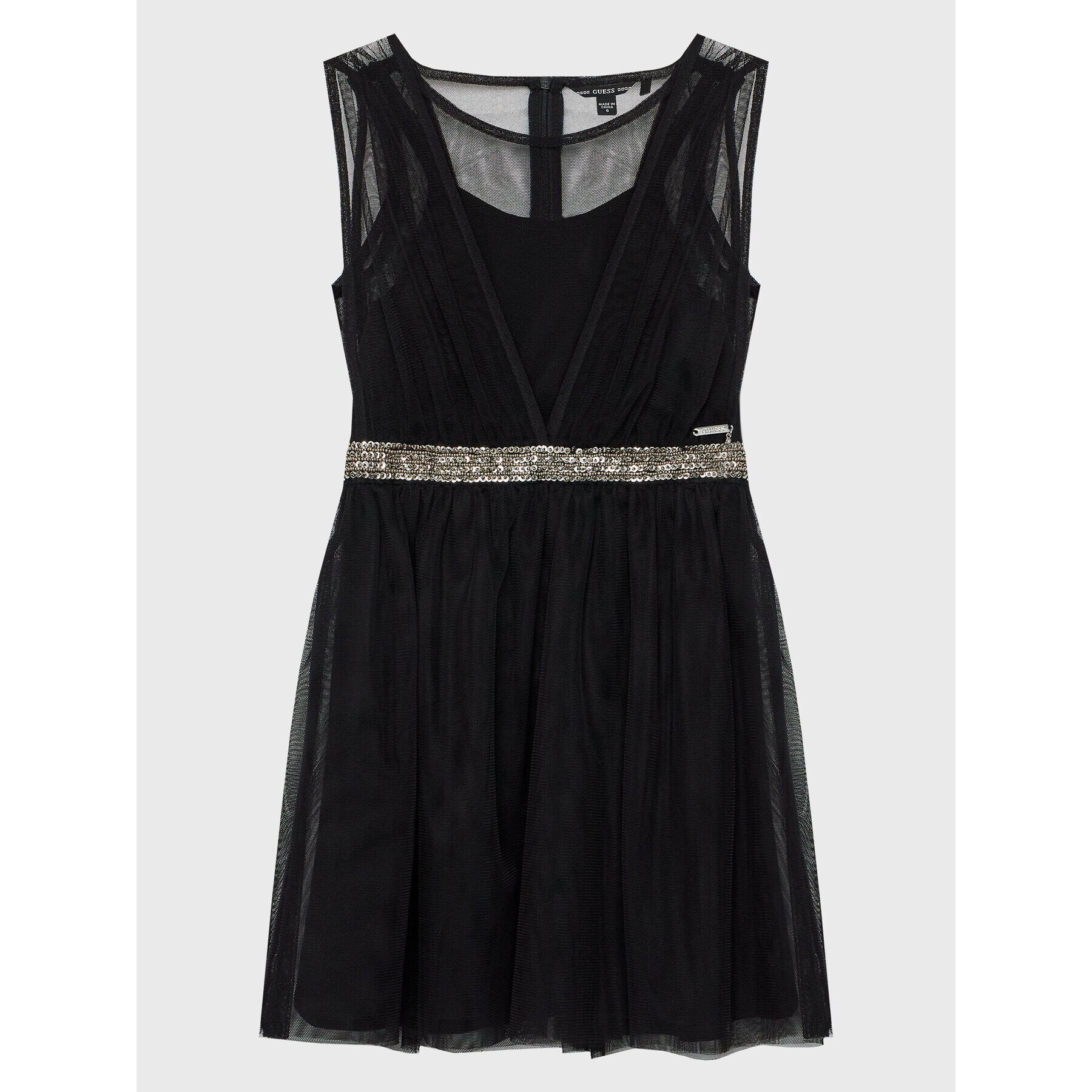 Guess Rochie elegantă J2RK31 WEEO0 Negru Regular Fit - Pled.ro