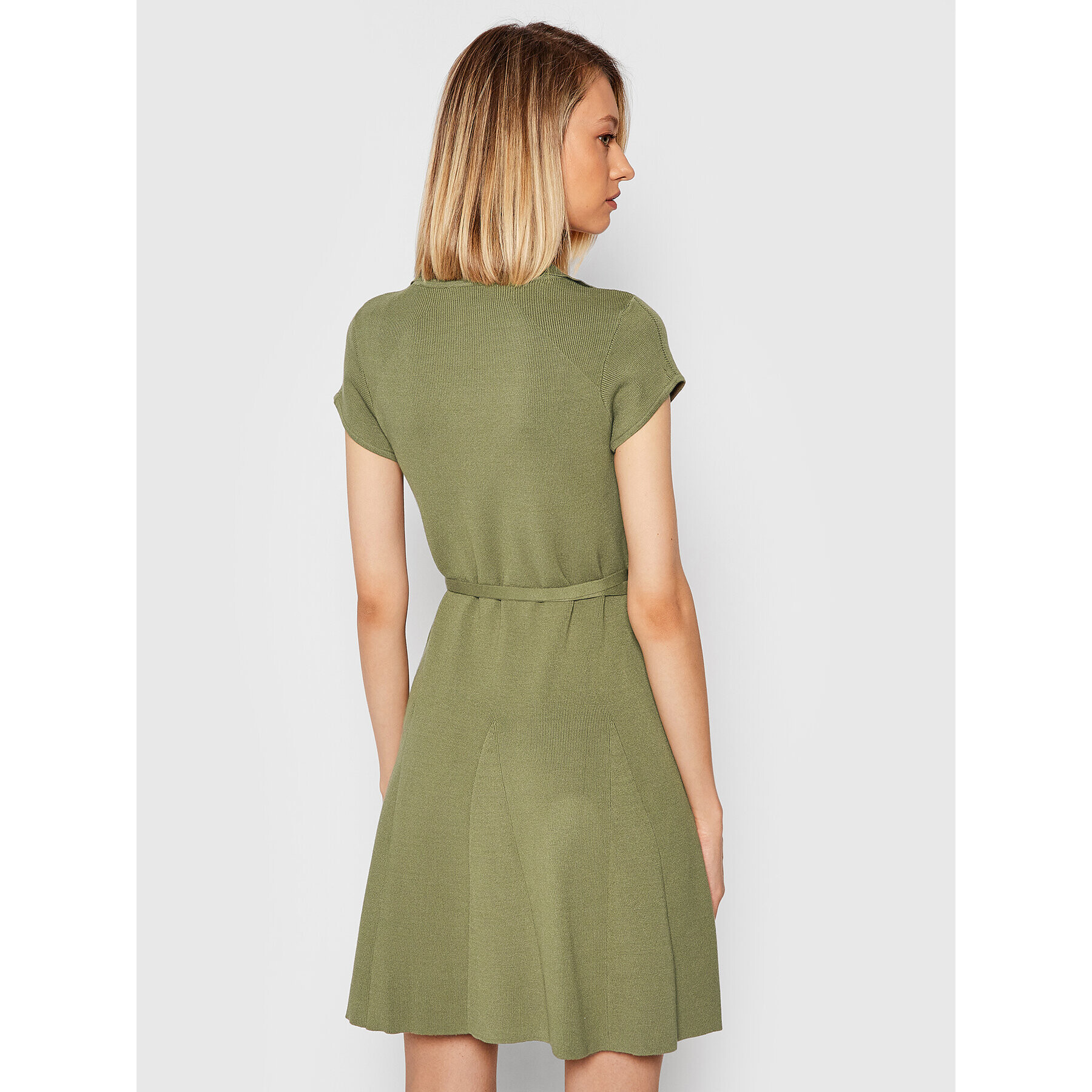 Guess Rochie tricotată Alessia W1YK00 R2BF4 Verde Regular Fit - Pled.ro