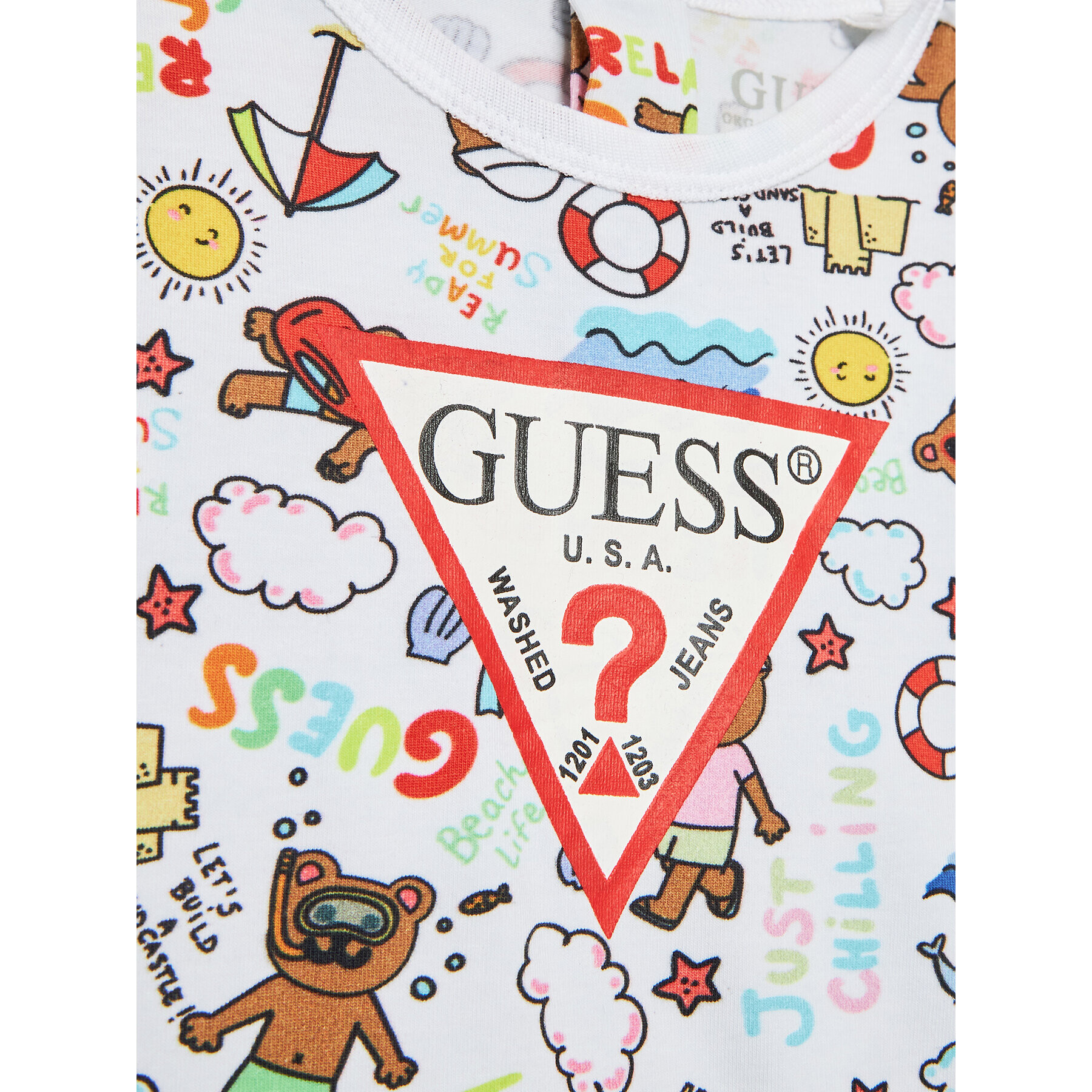 Guess Romper H3GW07 K6YW1 Bleumarin Regular Fit - Pled.ro