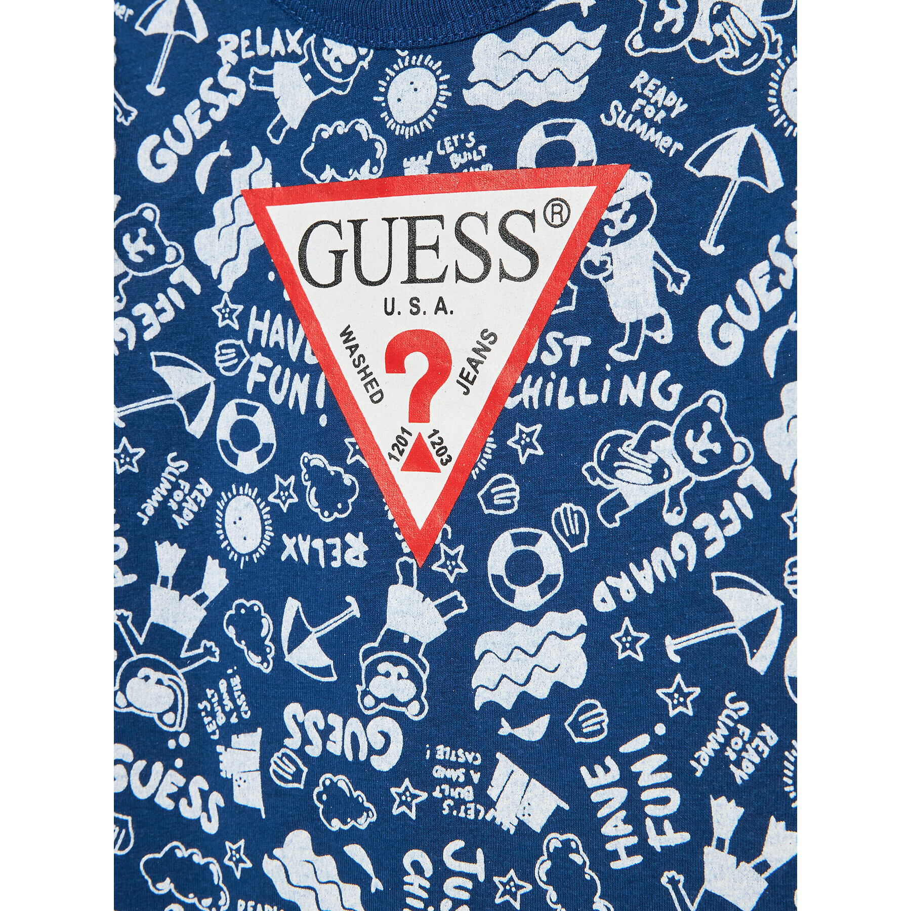 Guess Romper H3GW07 K6YW1 Colorat Regular Fit - Pled.ro