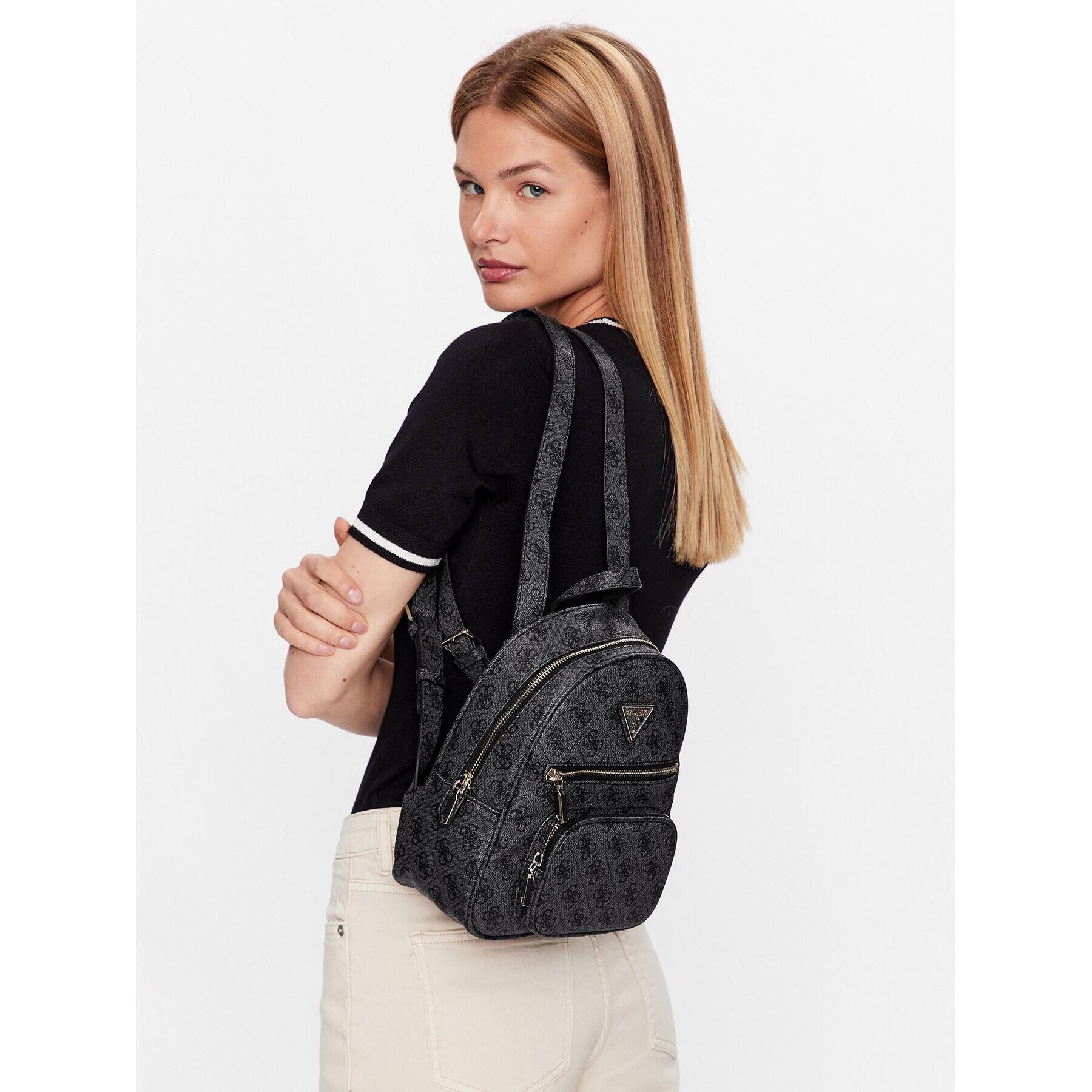 Guess Rucsac Eco Elements (EBG) HWEBG8 76732 Negru - Pled.ro