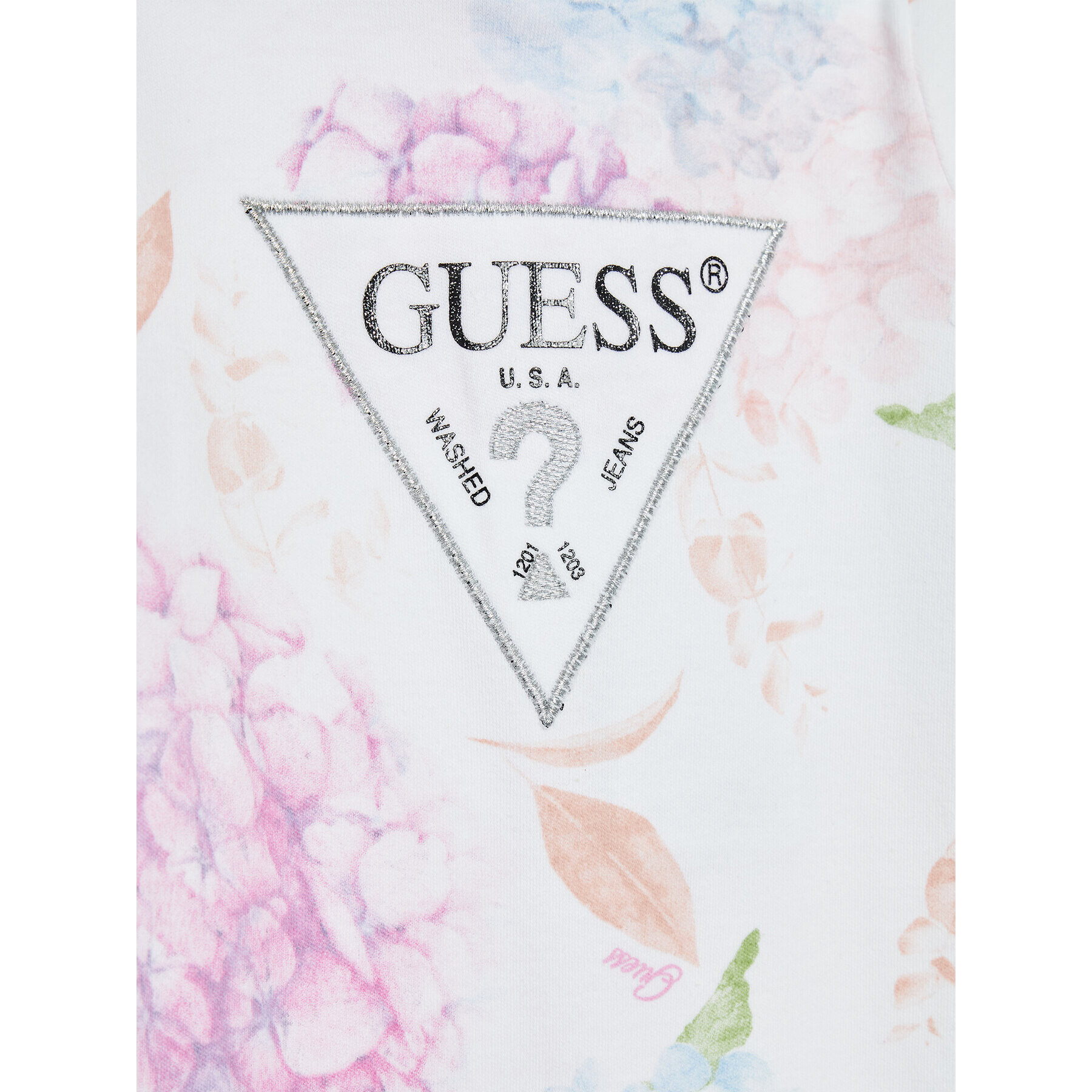 Guess Salopetă S3RG04 K83S0 Alb Regular Fit - Pled.ro