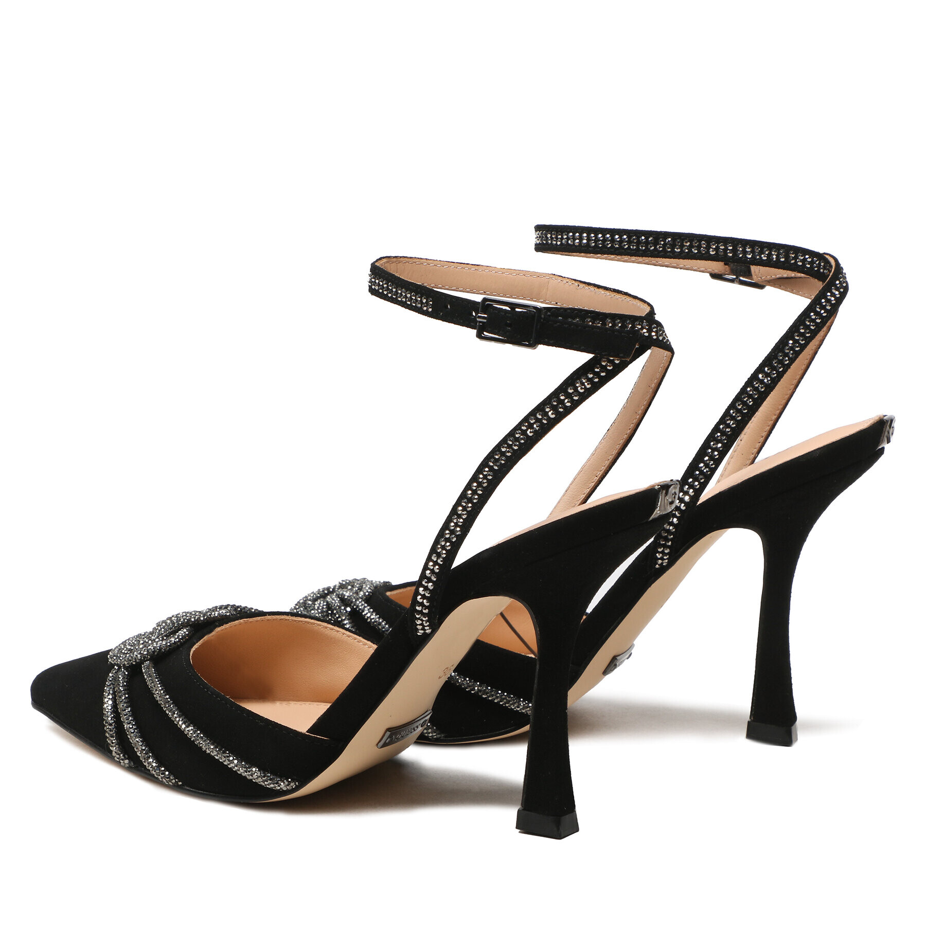 Guess Sandale Syena FL5SYE SUE03 Negru - Pled.ro