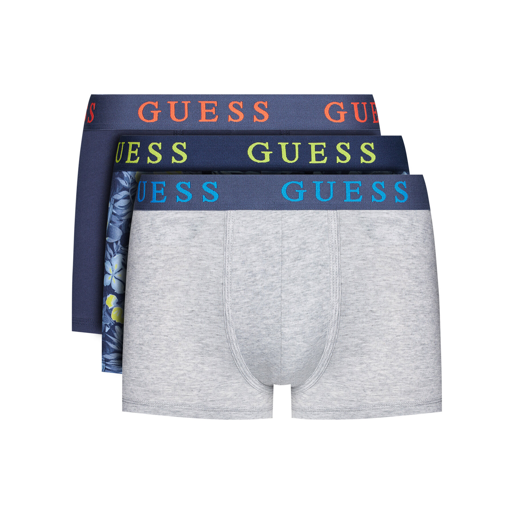 Guess Set 3 perechi de boxeri U0BG05 JR003 Colorat - Pled.ro