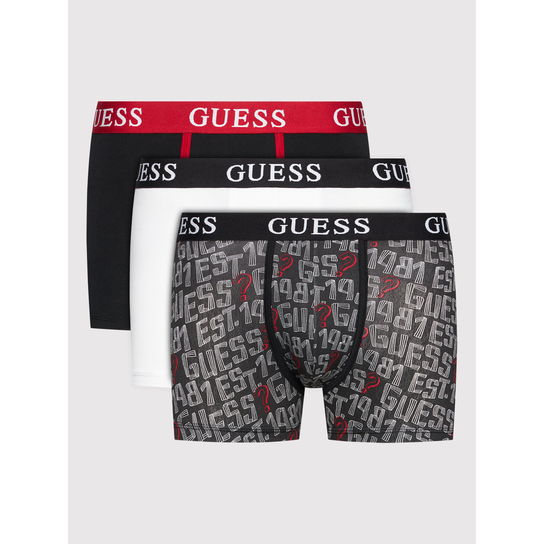 Guess Set 3 perechi de boxeri U1BG05 K6YW1 Colorat - Pled.ro