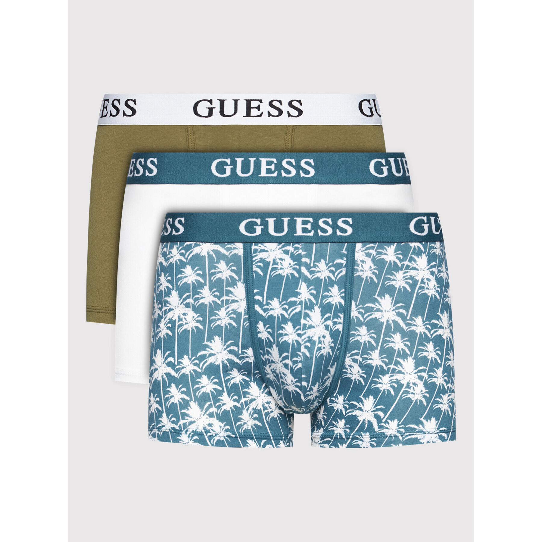 Guess Set 3 perechi de boxeri U1BG05 K6YW1 Colorat - Pled.ro