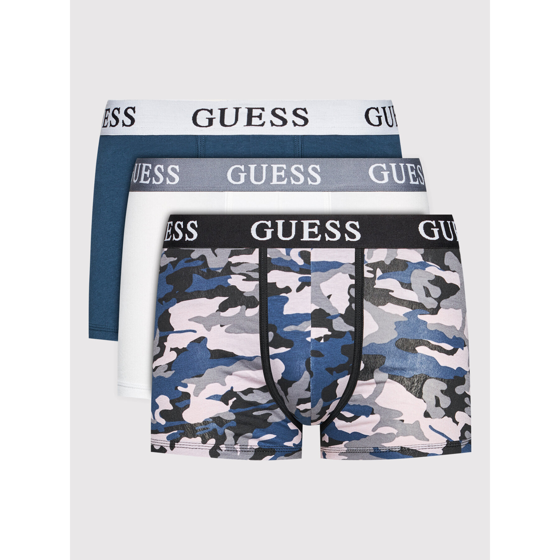 Guess Set 3 perechi de boxeri U1BG05 K6YW1 Colorat - Pled.ro