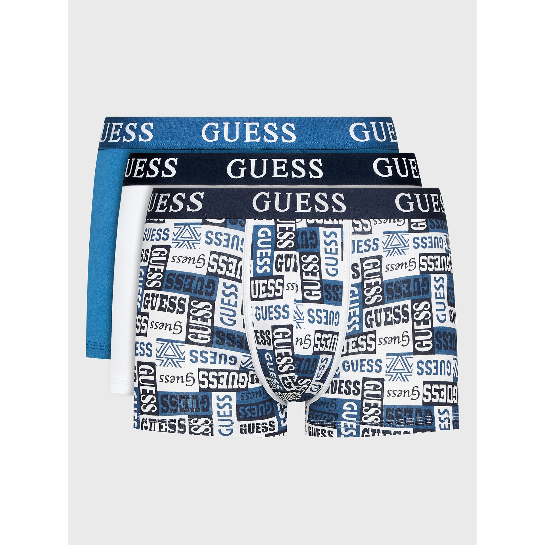 Guess Set 3 perechi de boxeri U2BG05 K6YW0 Colorat - Pled.ro