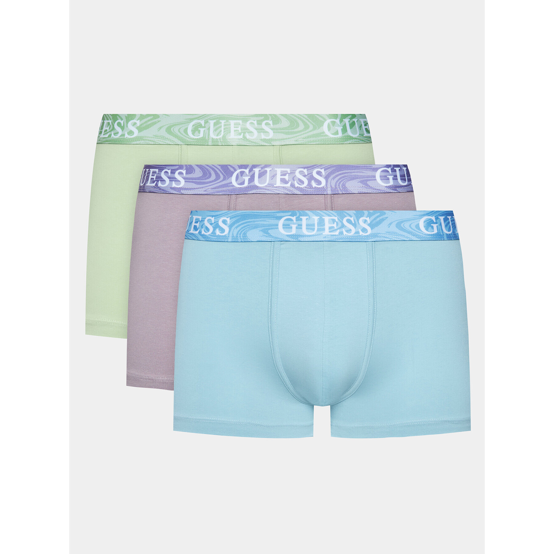 Guess Set 3 perechi de boxeri U3BG03 K6YW0 Colorat - Pled.ro