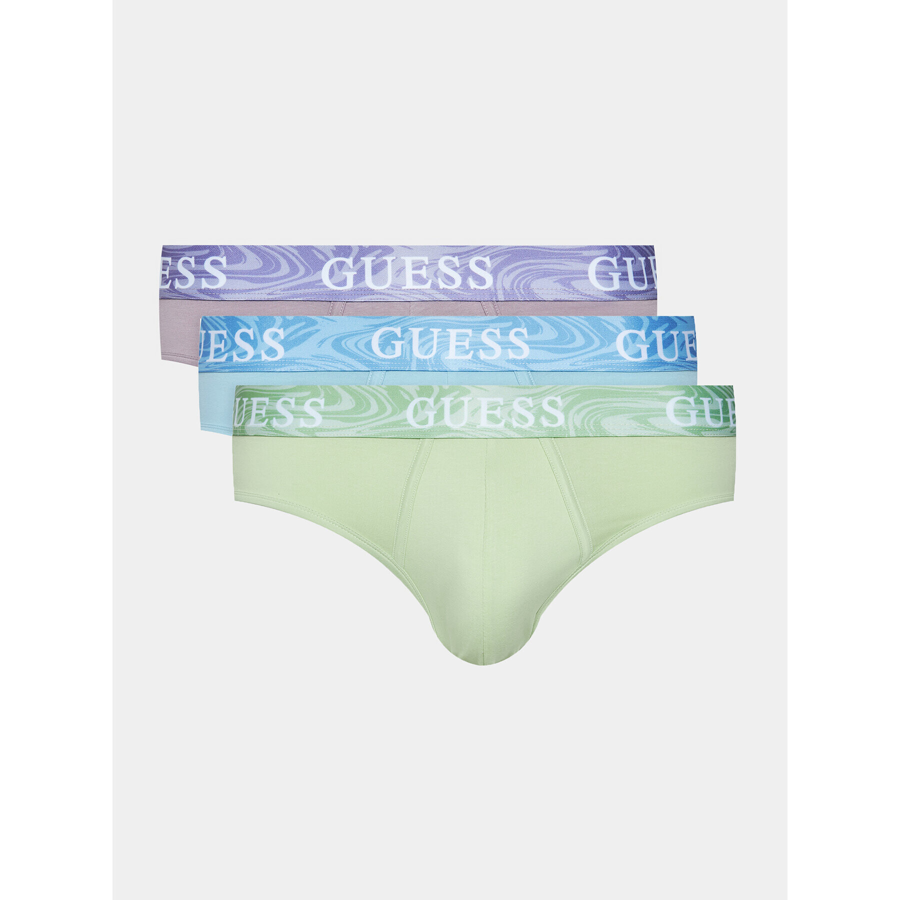 Guess Set 3 perechi de boxeri U3BG09 K6YW0 Colorat - Pled.ro