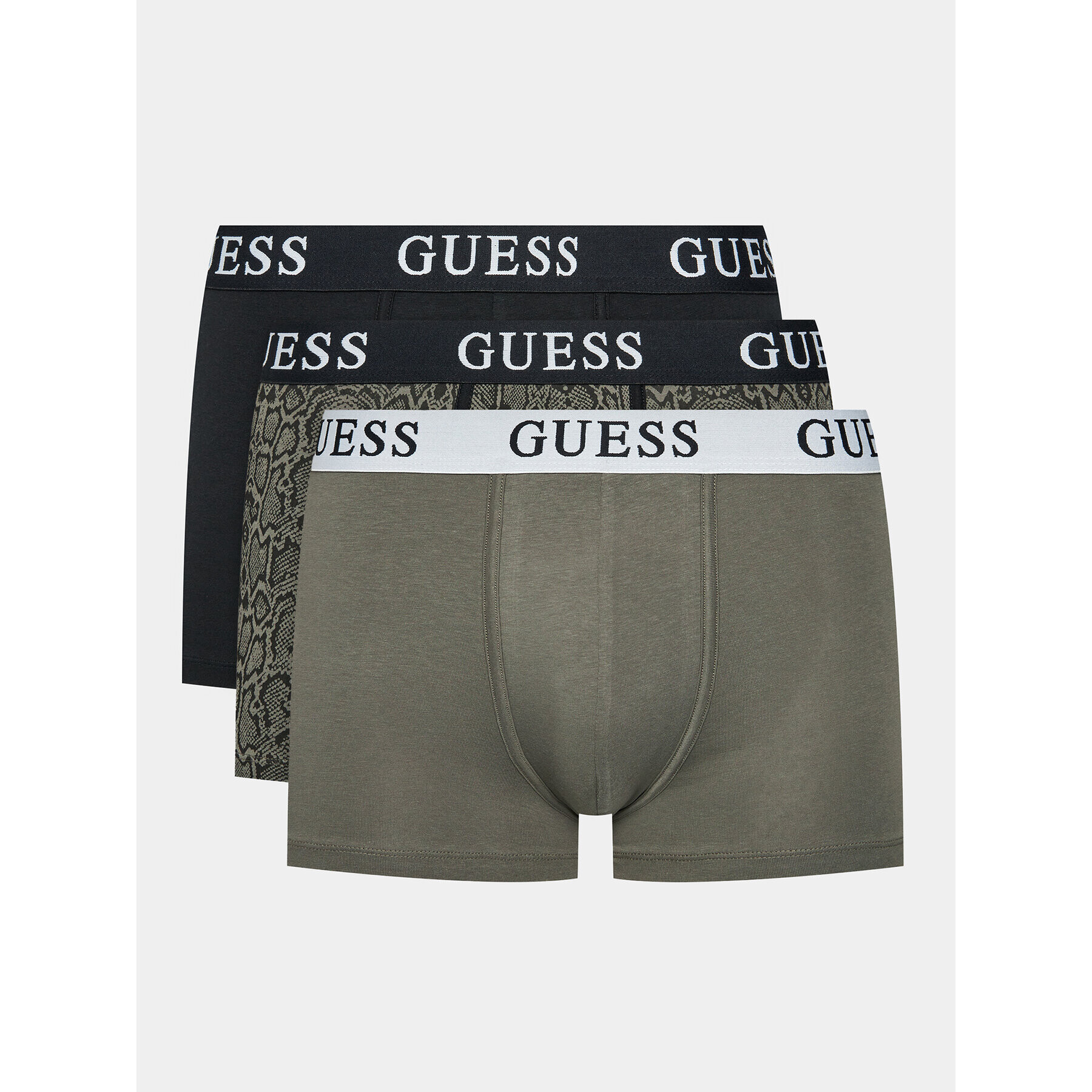 Guess Set 3 perechi de boxeri U3BG15 K6YW0 Colorat - Pled.ro