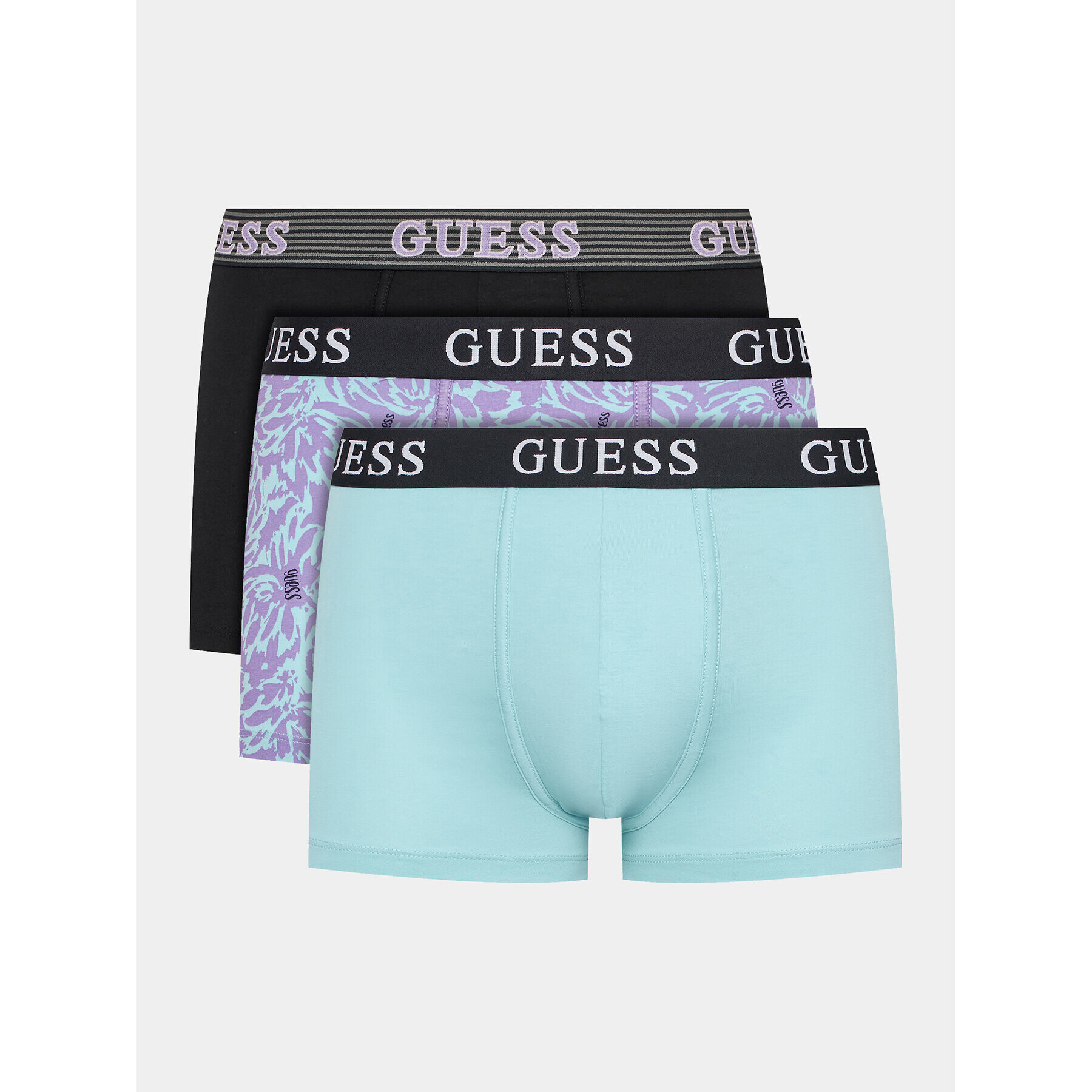 Guess Set 3 perechi de boxeri U3GG15 K6YW0 Colorat - Pled.ro