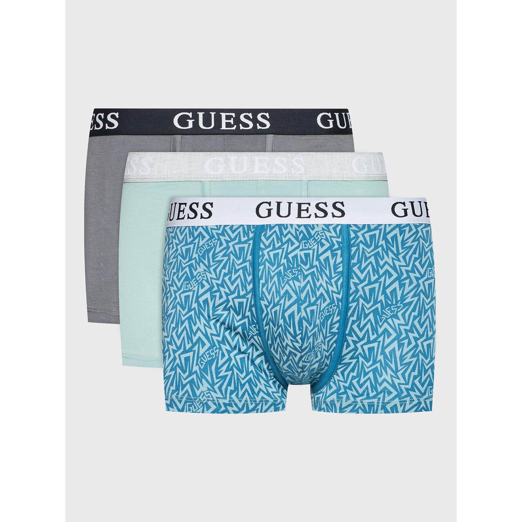 Guess Set 3 perechi de boxeri U3RG15 K6YW0 Colorat - Pled.ro