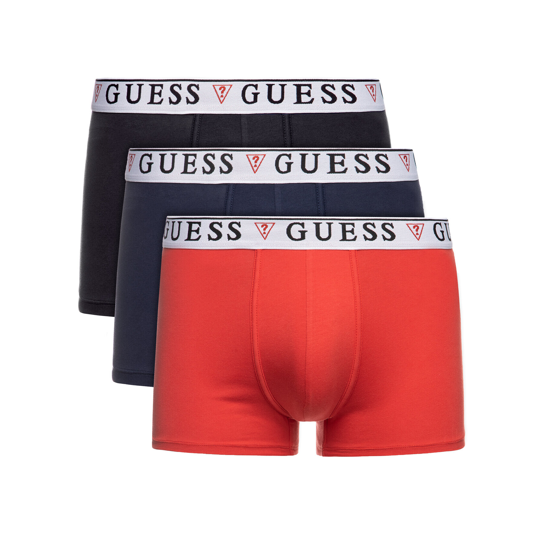 Guess Set 3 perechi de boxeri U97G01 JR003 Colorat - Pled.ro