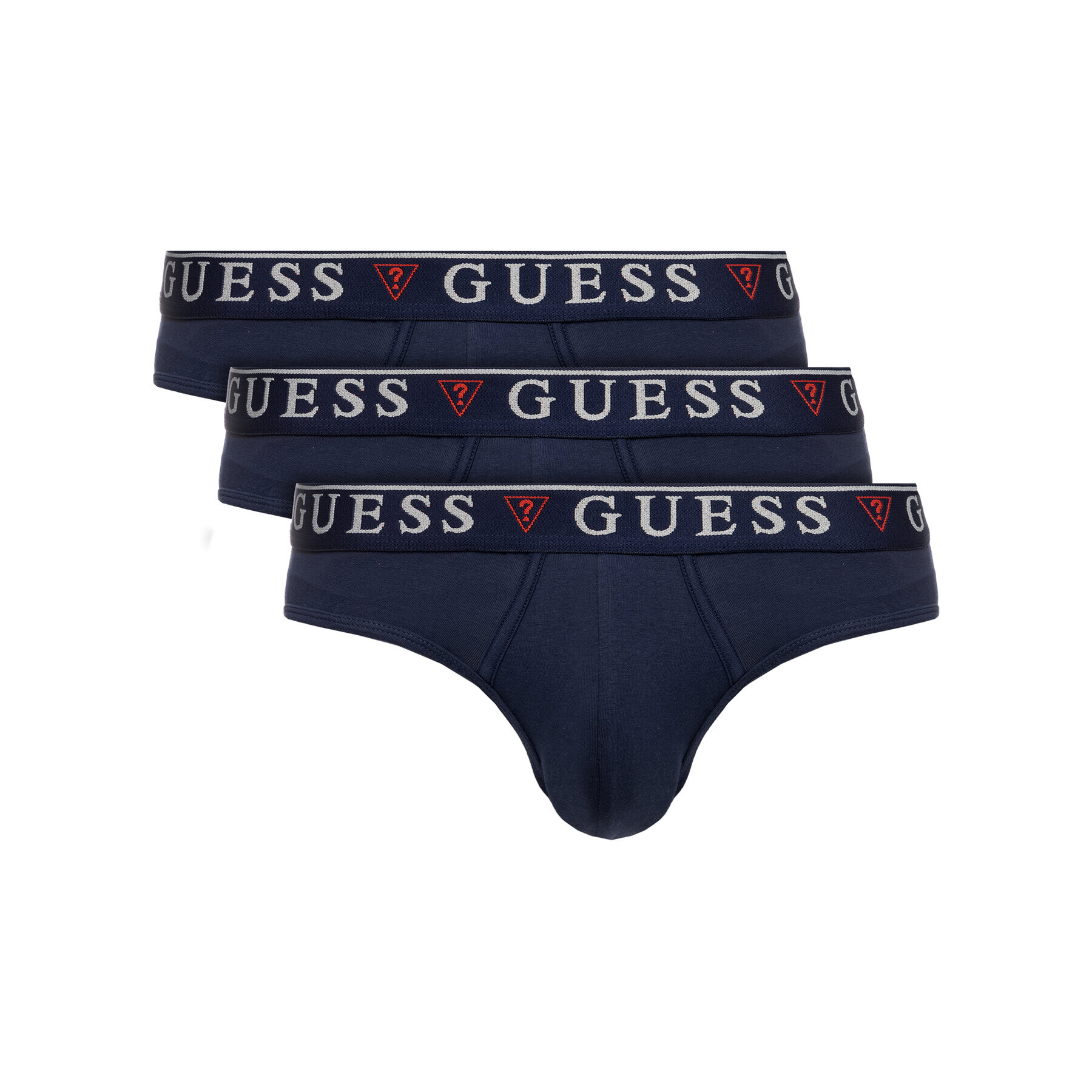 Guess Set 3 perechi de slipuri Brian U97G00 JR003 Albastru - Pled.ro