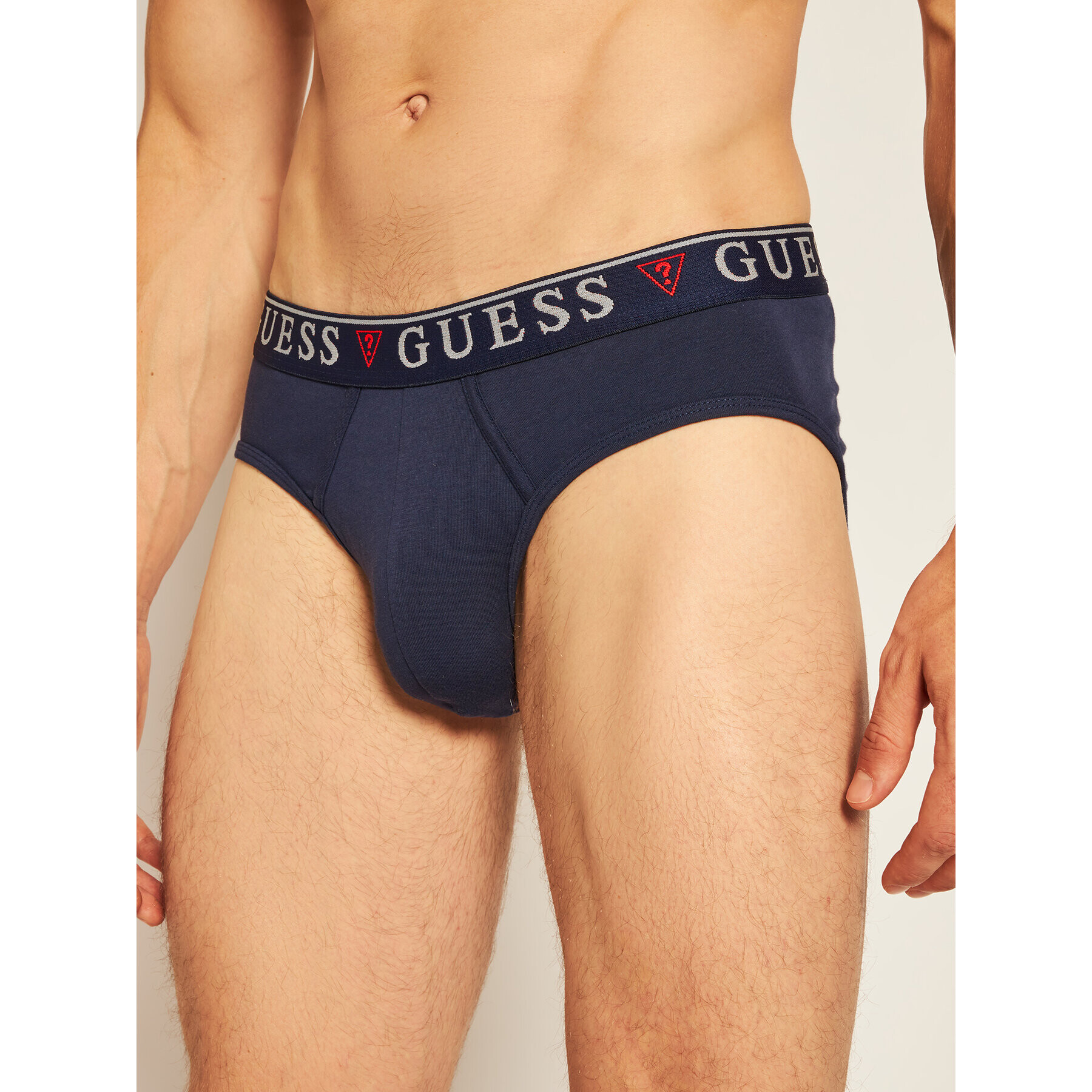 Guess Set 3 perechi de slipuri Brian U97G00 JR003 Albastru - Pled.ro