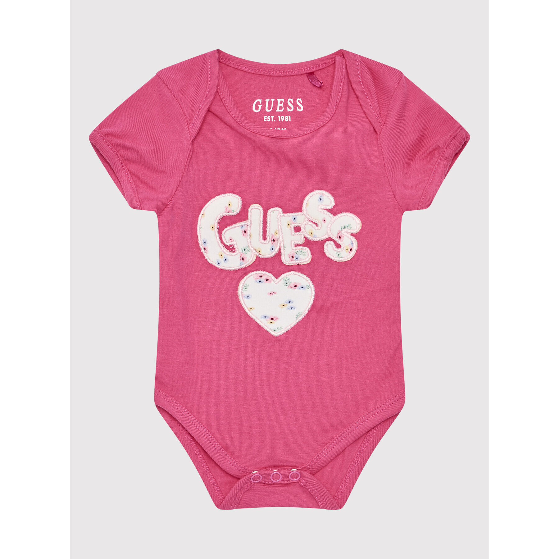 Guess Set 4 body-uri S2RG02 J1300 Colorat Regular Fit - Pled.ro