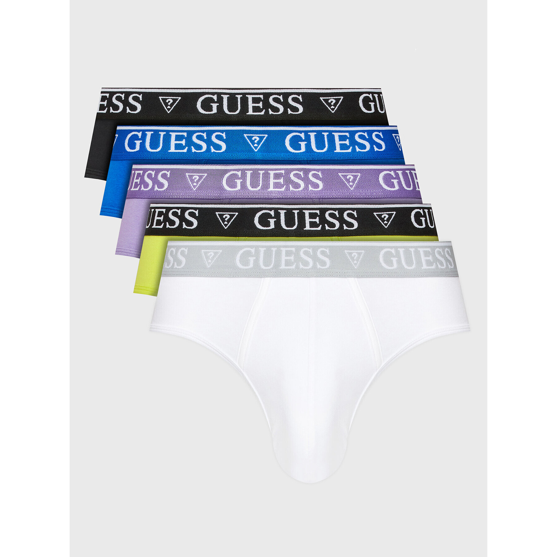 Guess Set 5 perechi chiloți bărbați U94G20 K6YW1 Colorat - Pled.ro