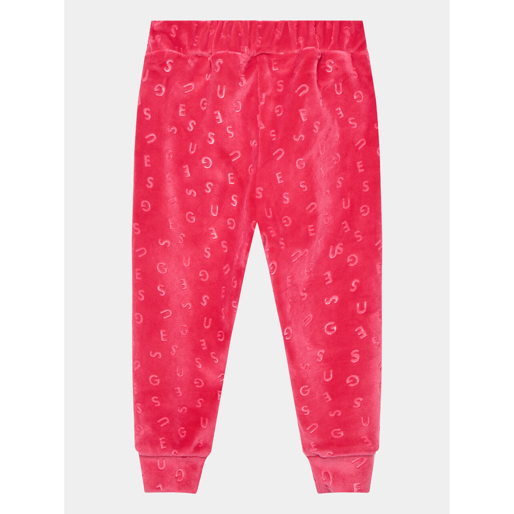 Guess Set bluză body și pantaloni de trening H3BW01 KA2X0 Roz Regular Fit - Pled.ro