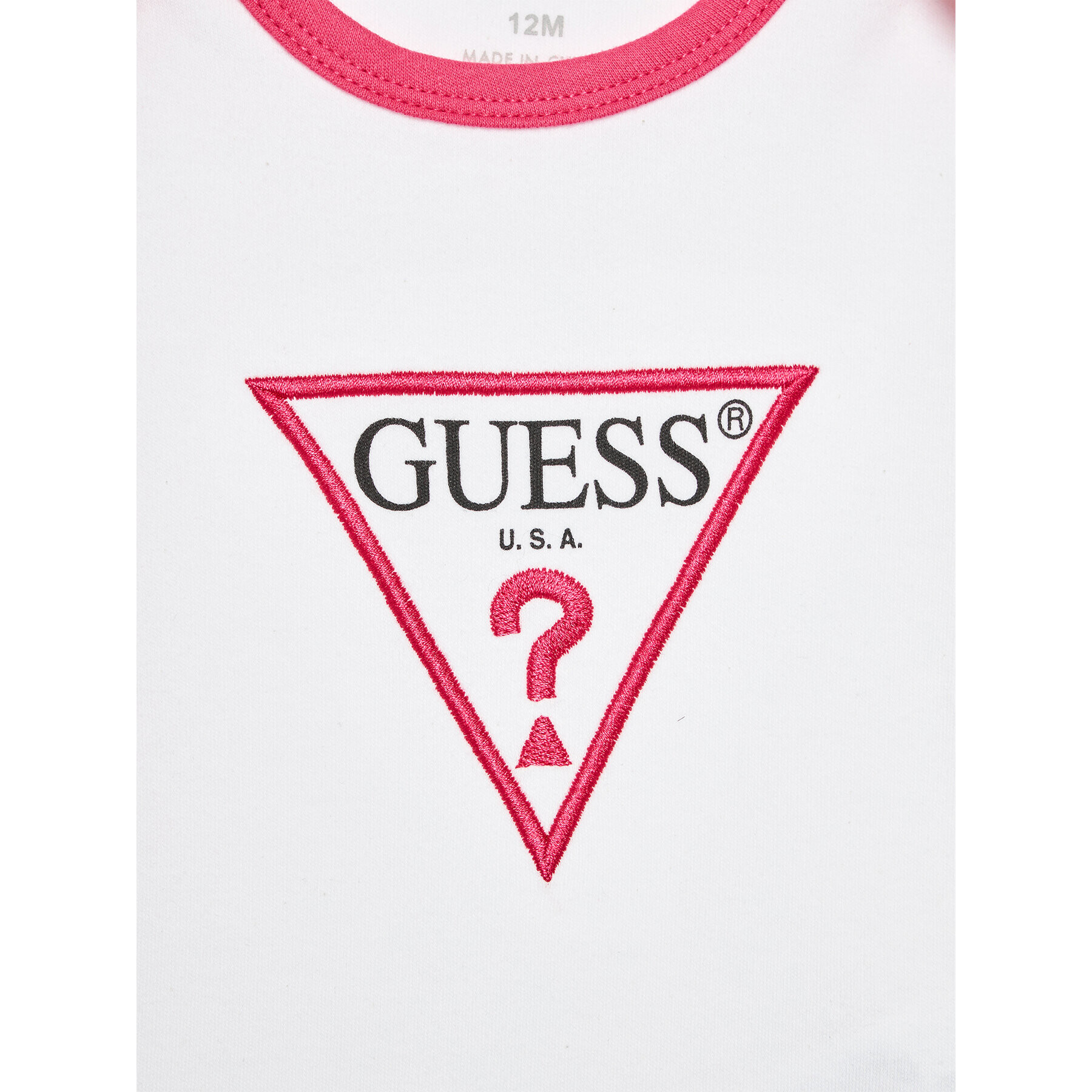 Guess Set bluză body și pantaloni de trening H3BW01 KA2X0 Roz Regular Fit - Pled.ro