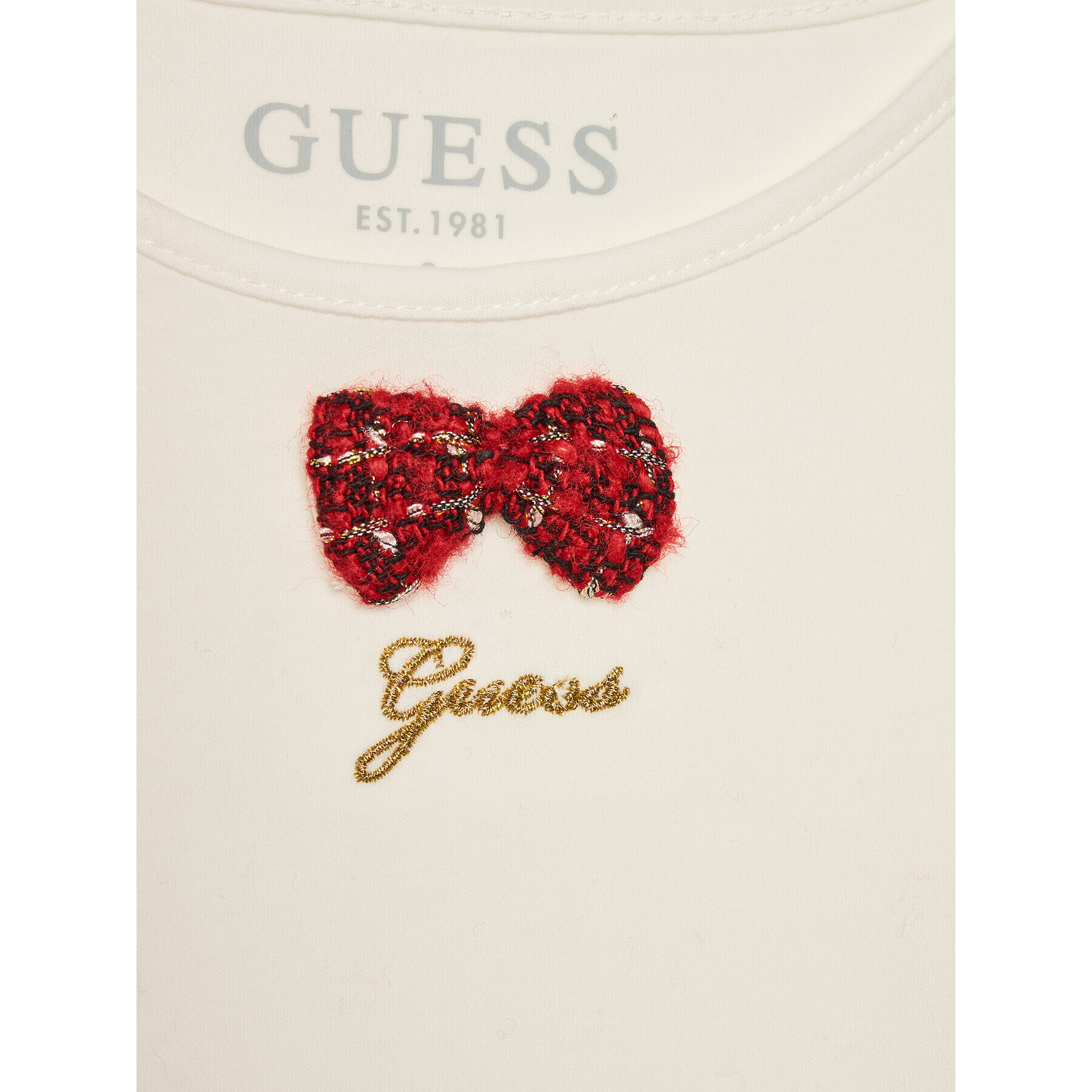 Guess Set bluză și fustă K3BG06 K83S0 Écru Regular Fit - Pled.ro