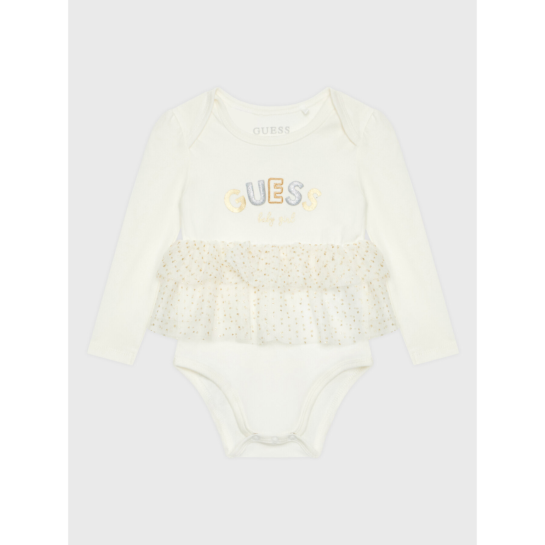 Guess Set body și overall S2BG00 K83S0 Bej Regular Fit - Pled.ro