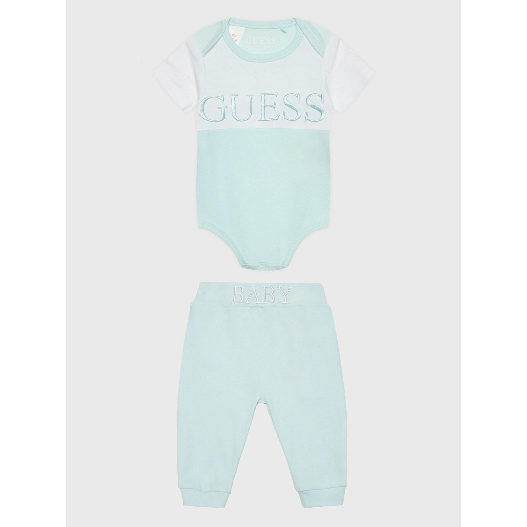 Guess Set body și pantalon H2RW03 J1311 Albastru Regular Fit - Pled.ro