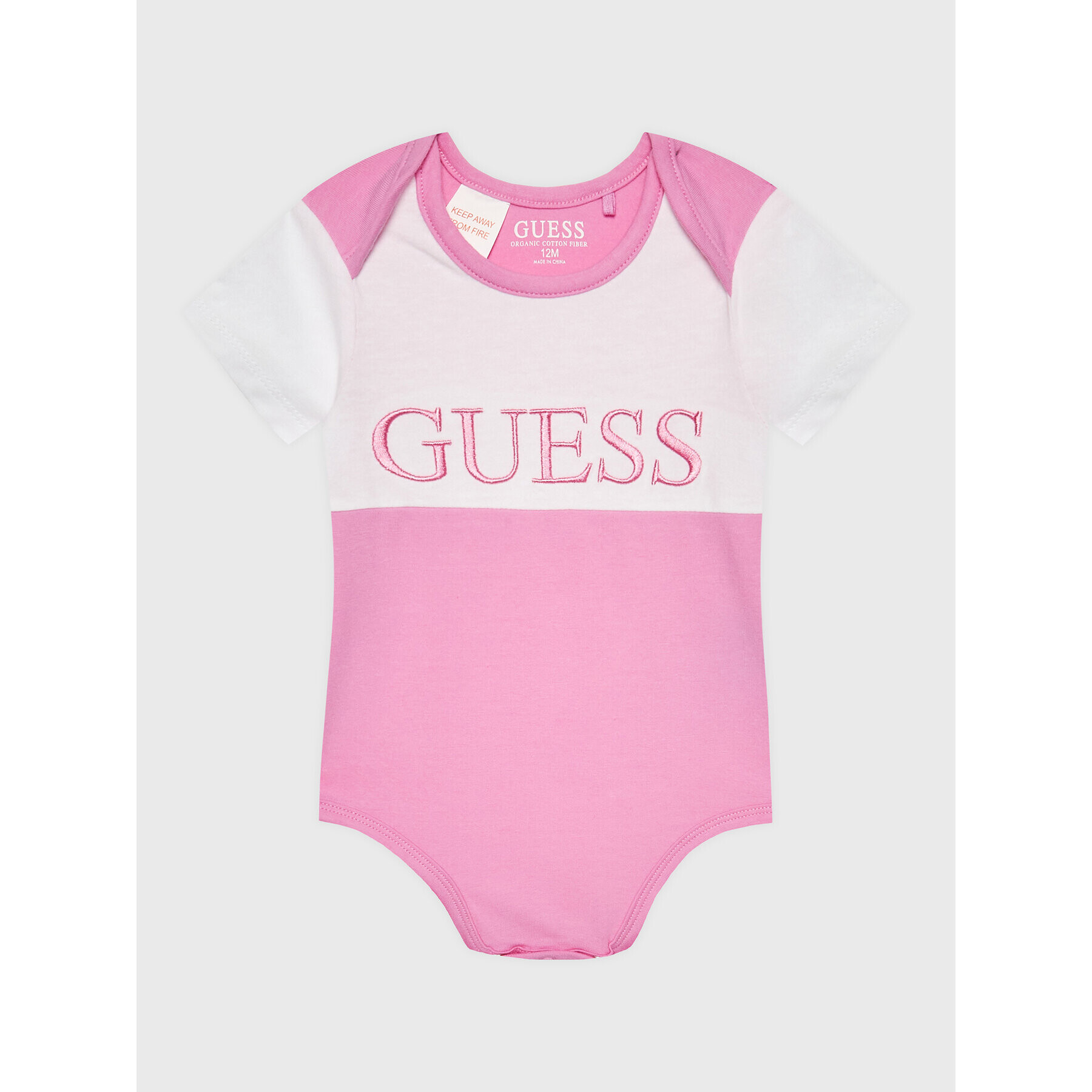 Guess Set body și pantalon H2RW03 J1311 Roz Regular Fit - Pled.ro