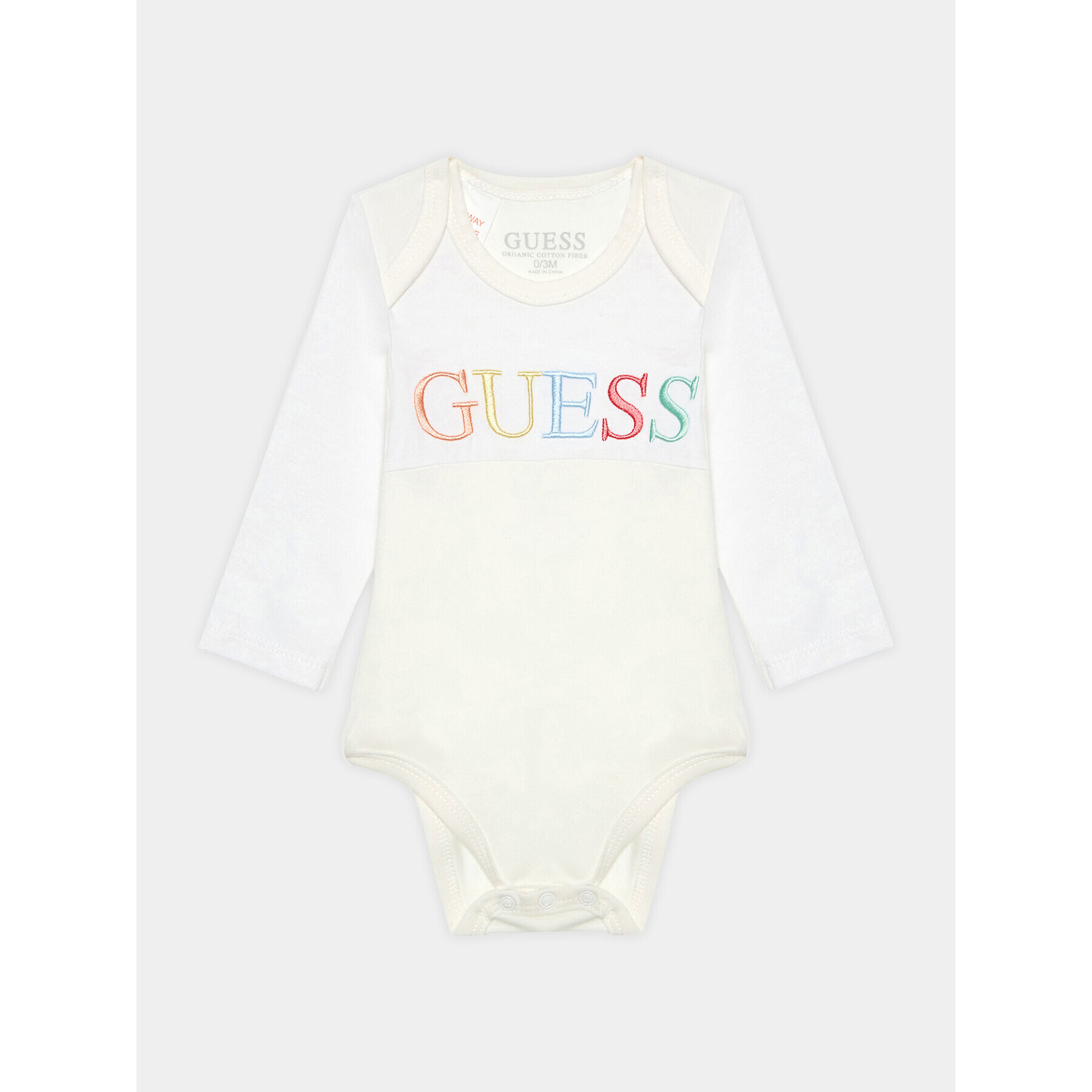 Guess Set body și pantalon H2YW06 J1313 Alb Regular Fit - Pled.ro