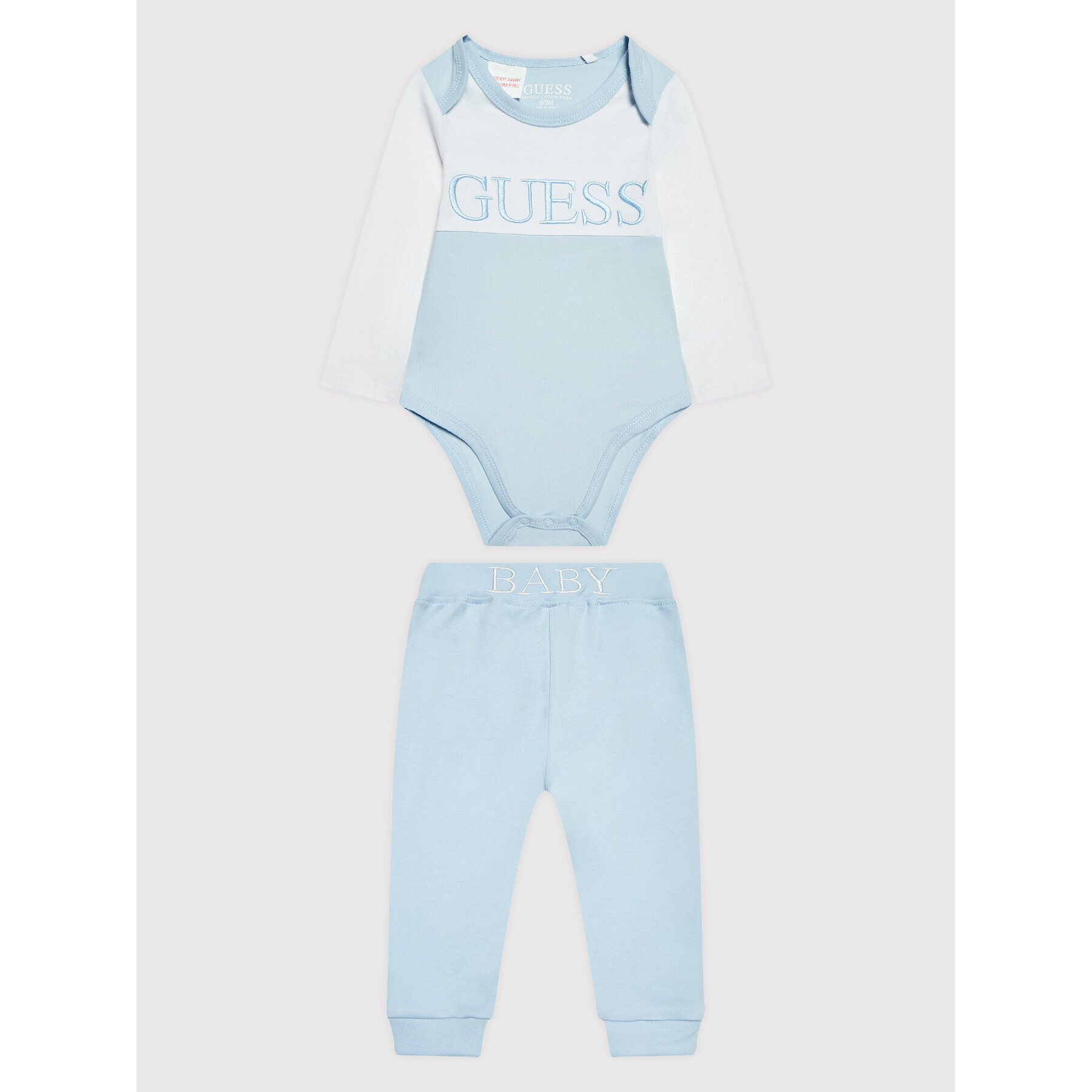 Guess Set body și pantalon H2YW06 J1313 Albastru Regular Fit - Pled.ro