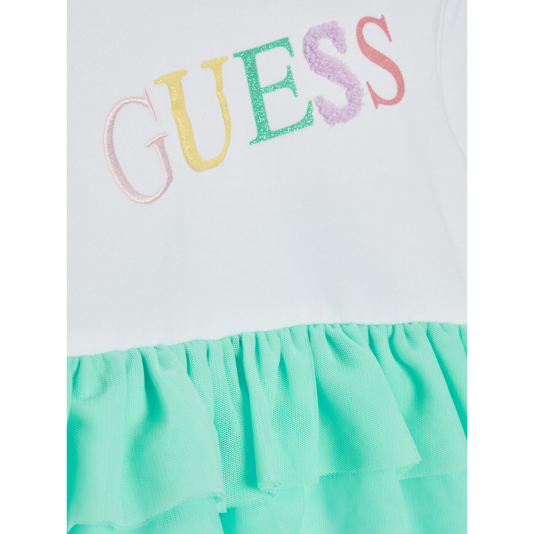 Guess Set body și pantalon S2YG02 J1311 Alb Regular Fit - Pled.ro