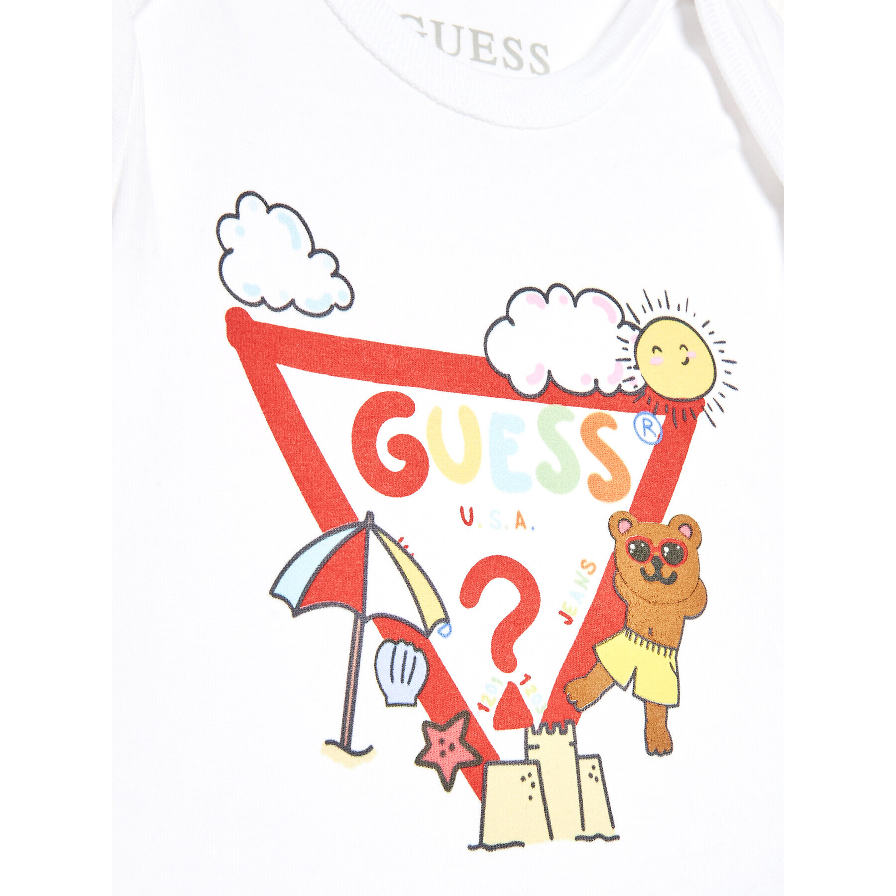 Guess Set body și pantaloni scurți H3GW05 K6YW1 Colorat Regular Fit - Pled.ro