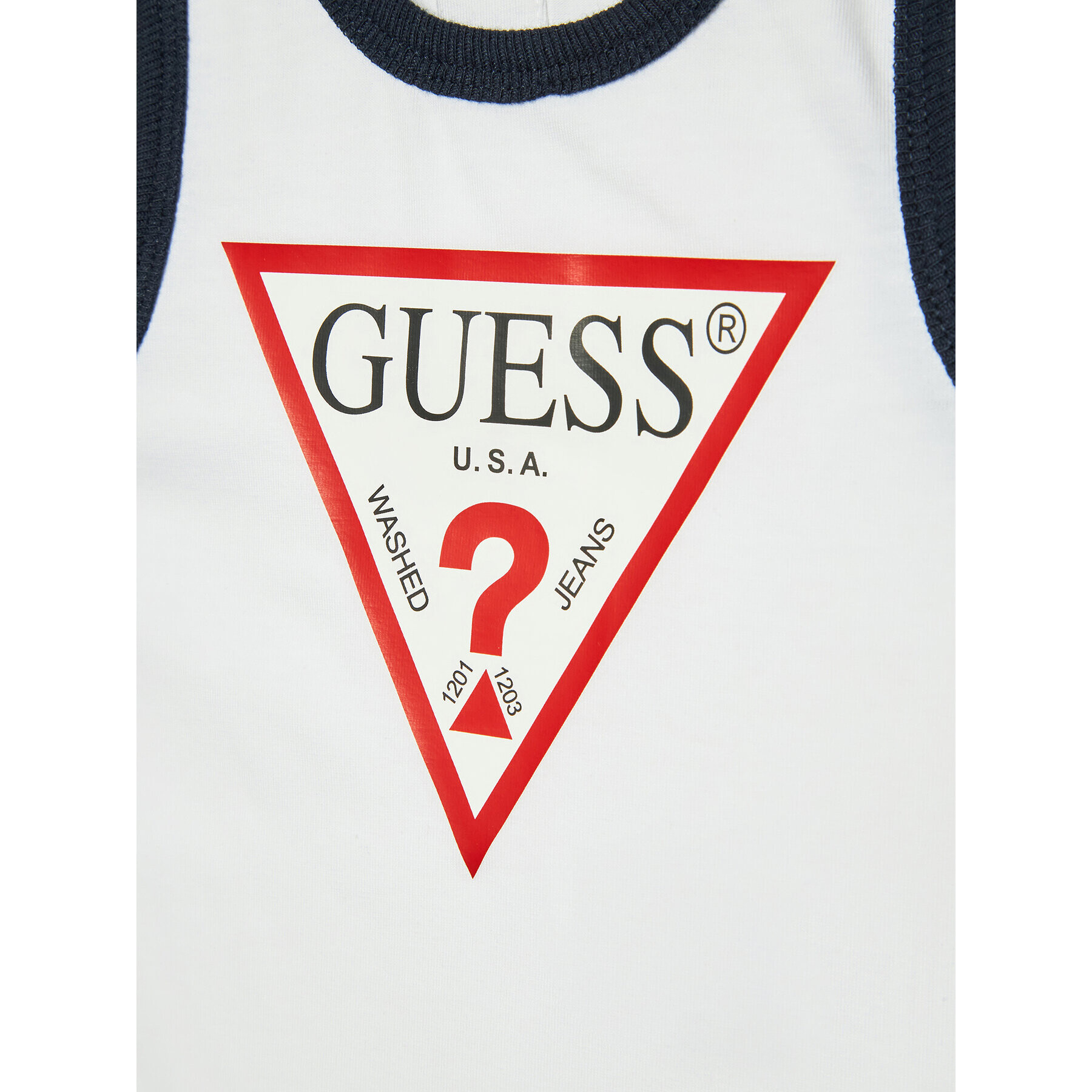 Guess Set body și pantaloni scurți P2GG08 J1311 Alb Regular Fit - Pled.ro