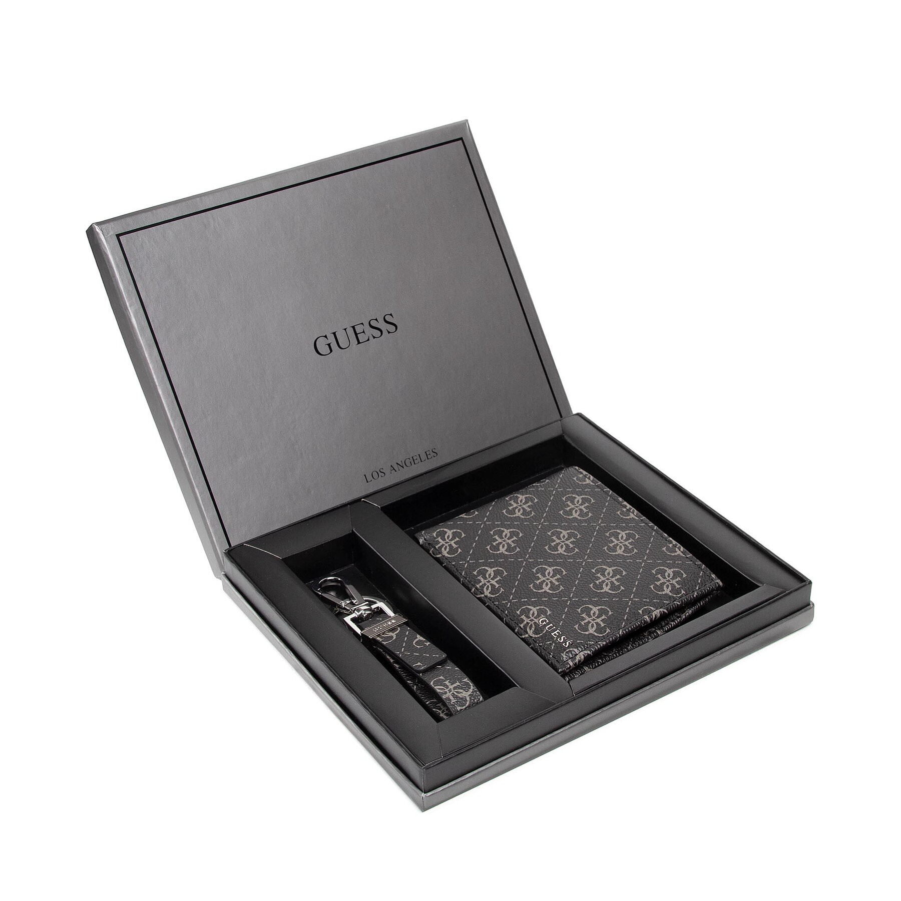 Guess Set cadou Vezzola Giftbx Blfd W Cp&Krn GIF105 LEA20 Negru - Pled.ro