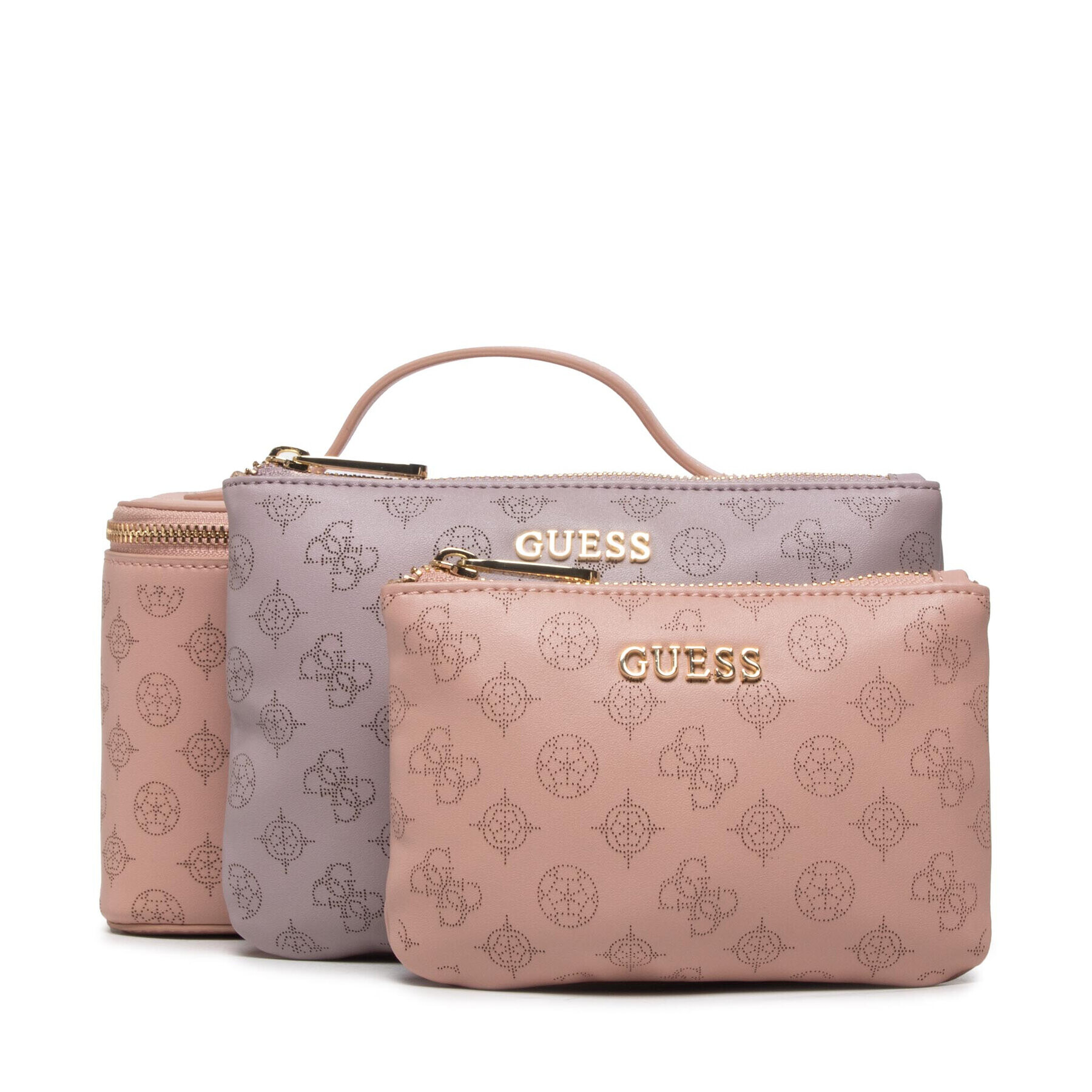 Guess Set de genți pentru cosmetice Jacaline All In One PWJACA P2250 Roz - Pled.ro