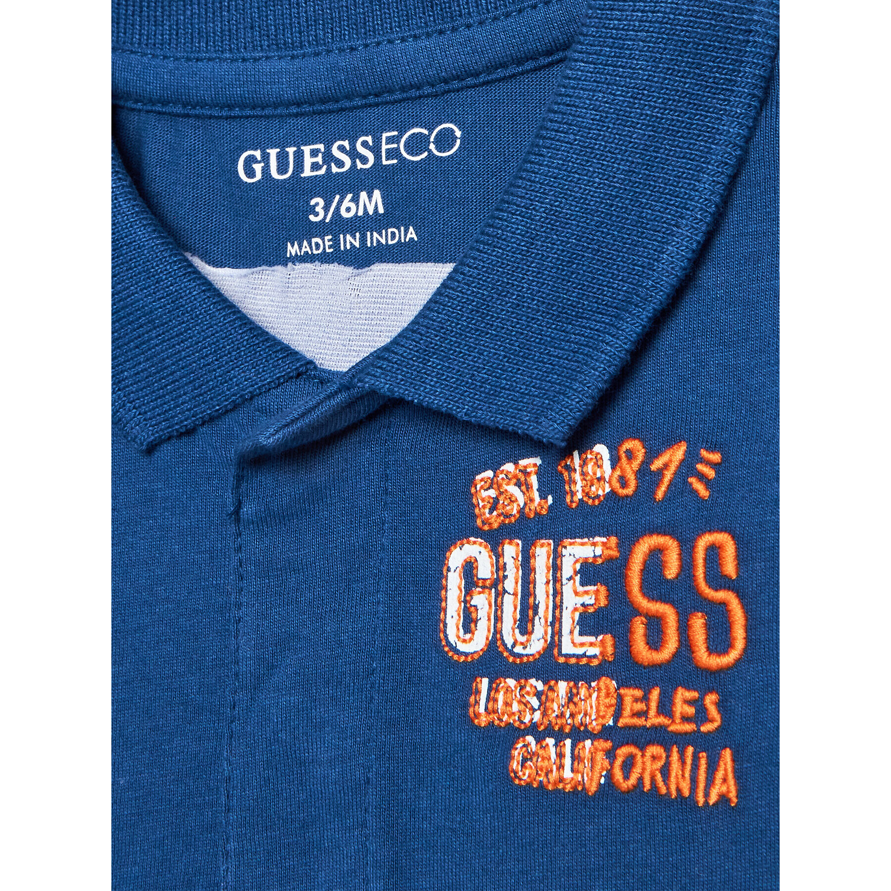 Guess Set polo și pantaloni scurți I3GG03 K8HM3 Albastru Regular Fit - Pled.ro