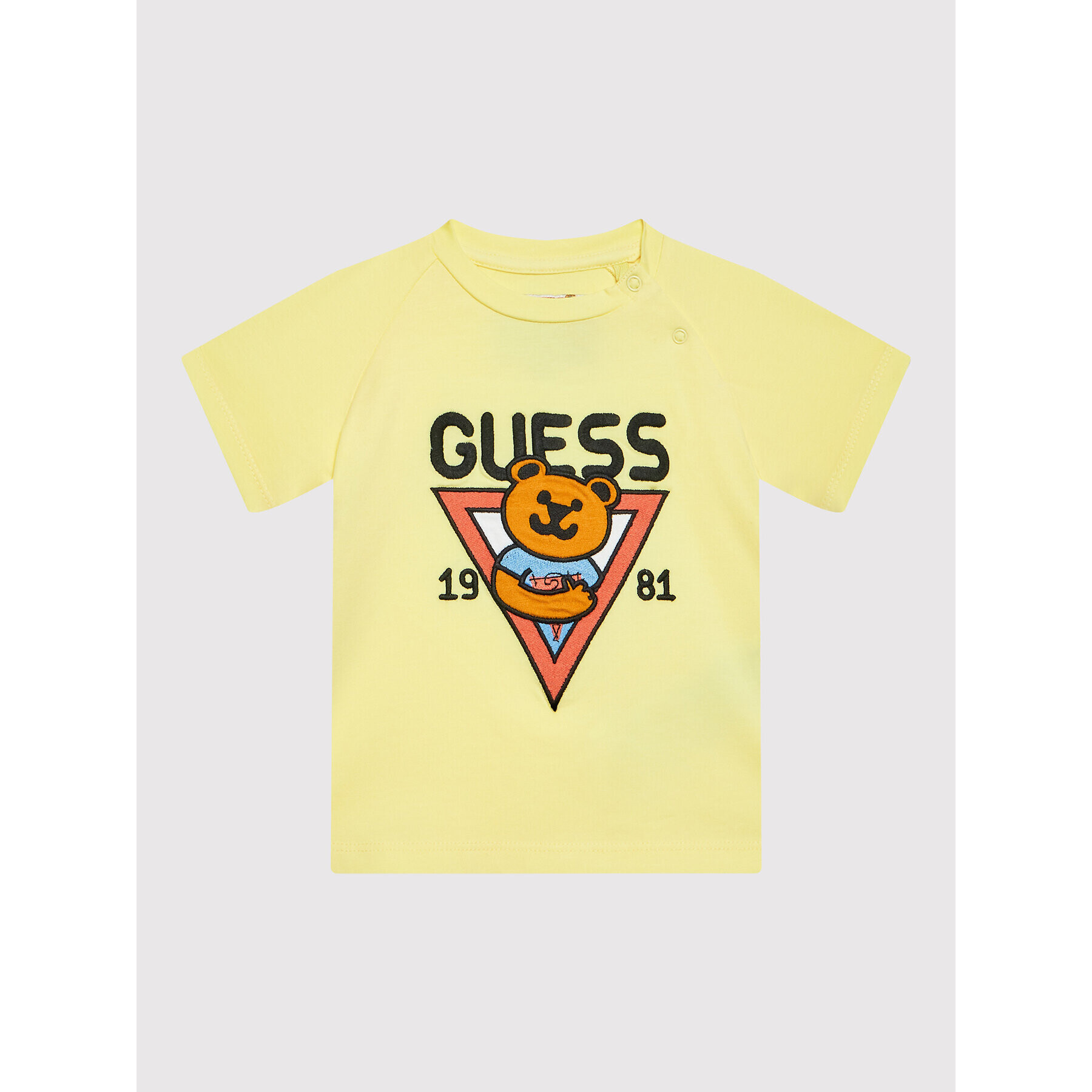 Guess Set tricou și pantaloni I2YG02 K6YW1 Galben Regular Fit - Pled.ro