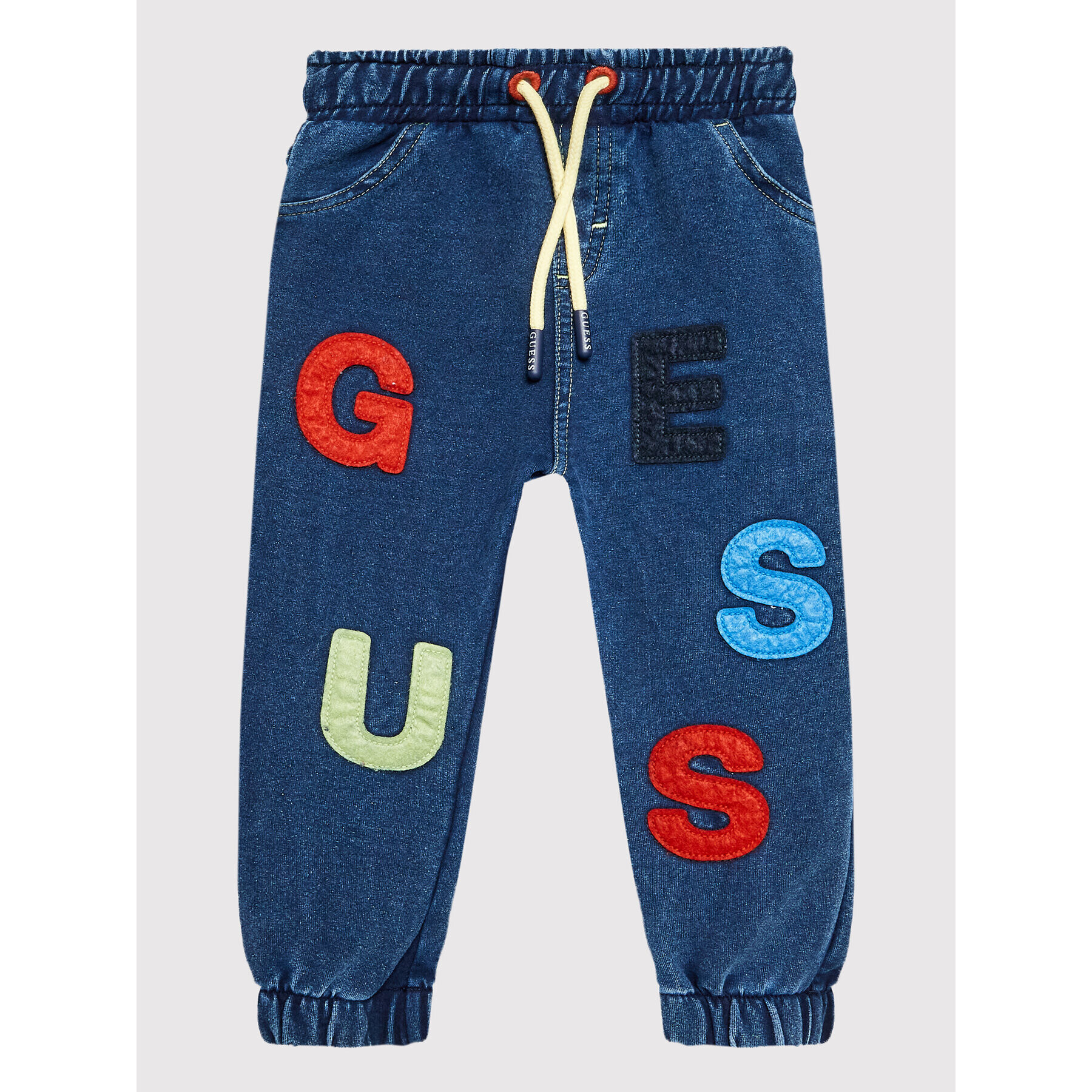 Guess Set tricou și pantaloni I2YG02 K6YW1 Galben Regular Fit - Pled.ro