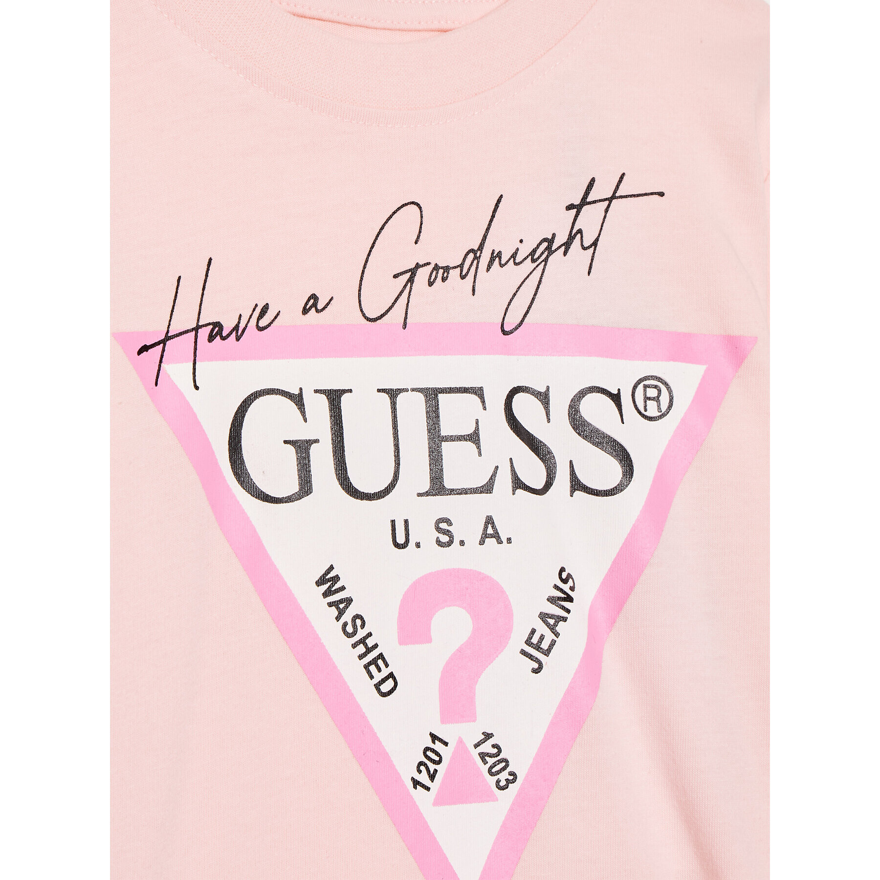 Guess Set tricou și pantaloni scurți sport H1BJ10 K8HM0 Roz Regular Fit - Pled.ro