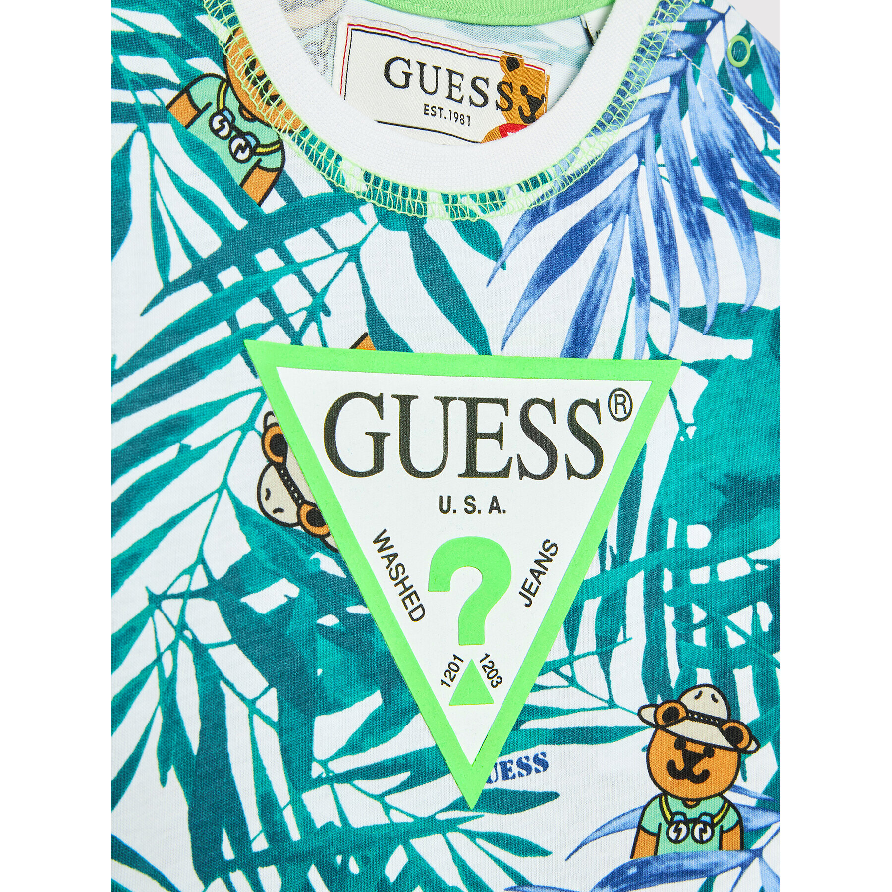 Guess Set tricou și pantaloni scurți sport I2GG00 K8HM3 Colorat Regular Fit - Pled.ro