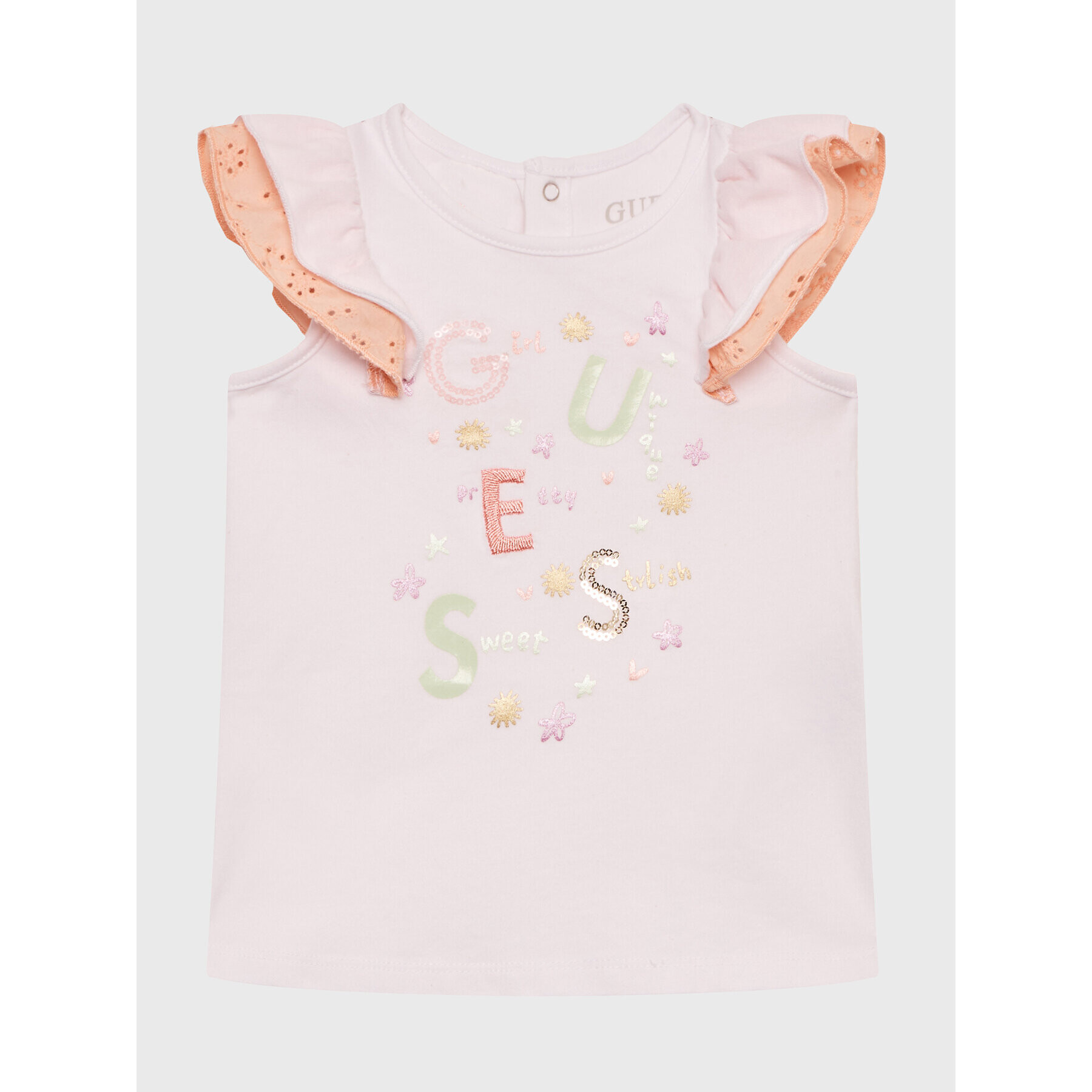 Guess Set tricou și leggings A3GG04 K6YW0 Colorat Regular Fit - Pled.ro