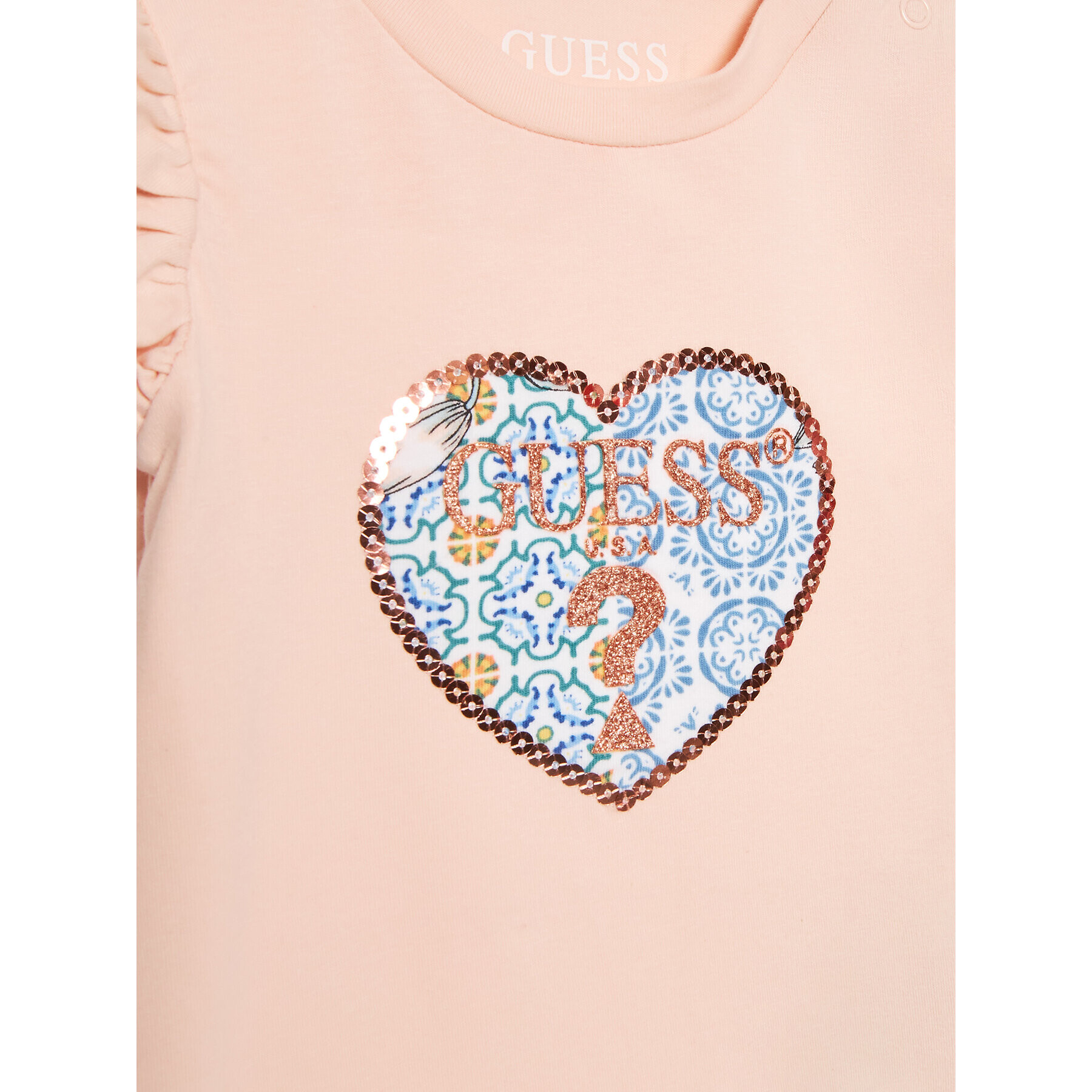 Guess Set tricou și leggings A3GG05 K6YW3 Colorat Regular Fit - Pled.ro