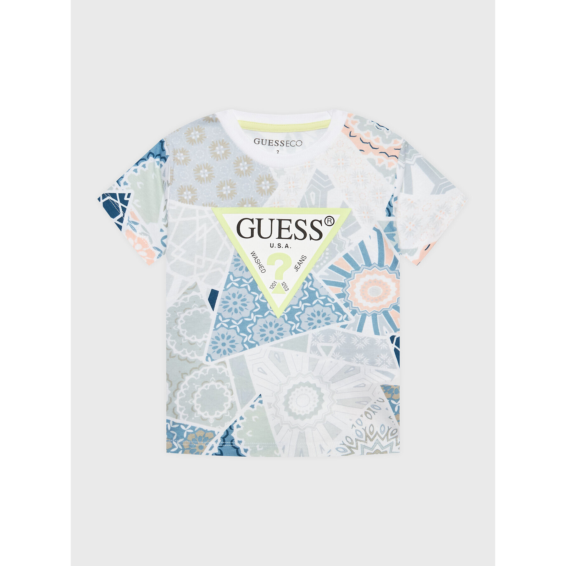 Guess Set tricou și pantaloni N3GG00 K8HM3 Colorat Regular Fit - Pled.ro