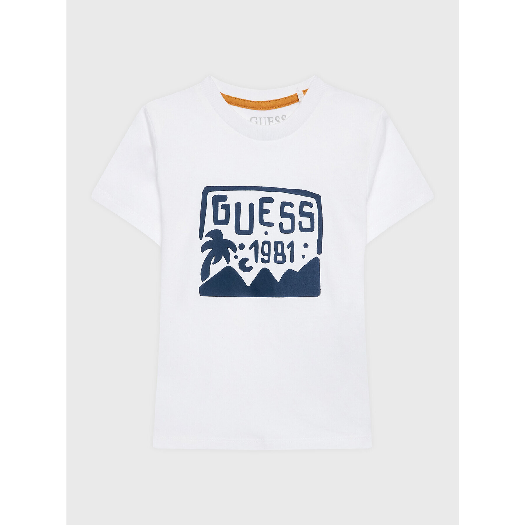 Guess Set tricou și pantaloni N3GG02 K8HM3 Alb Regular Fit - Pled.ro