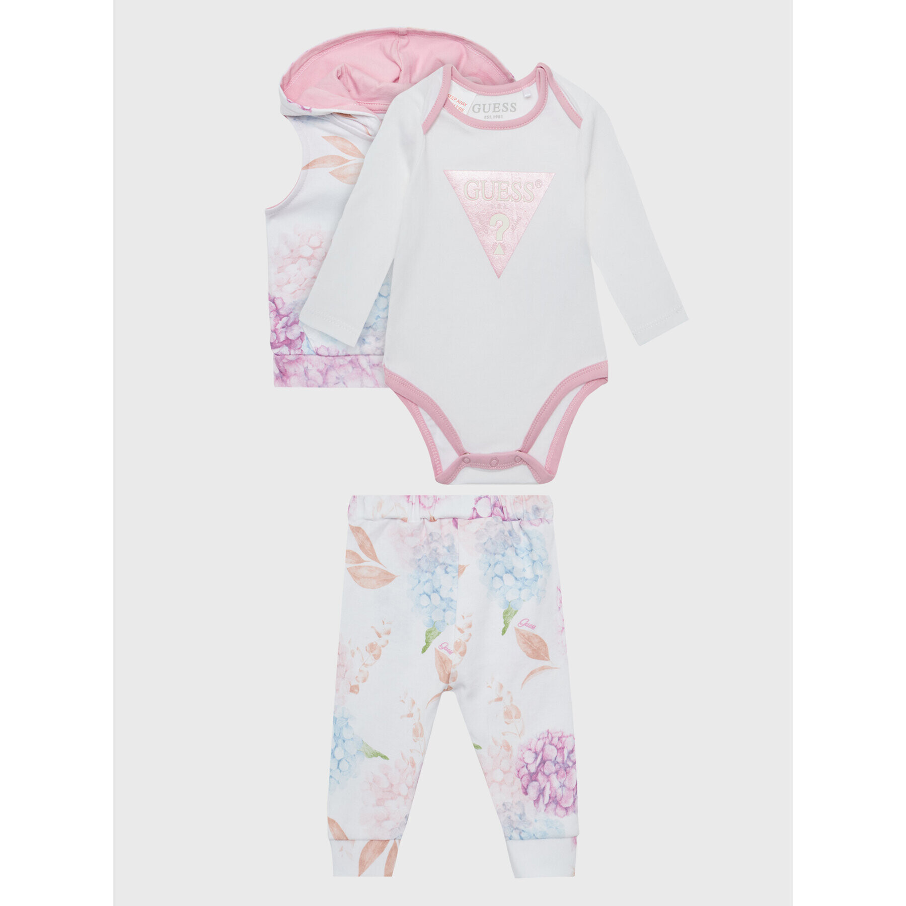 Guess Set vestă body și pantaloni de trenning S3RG05 K83S0 Colorat Regular Fit - Pled.ro