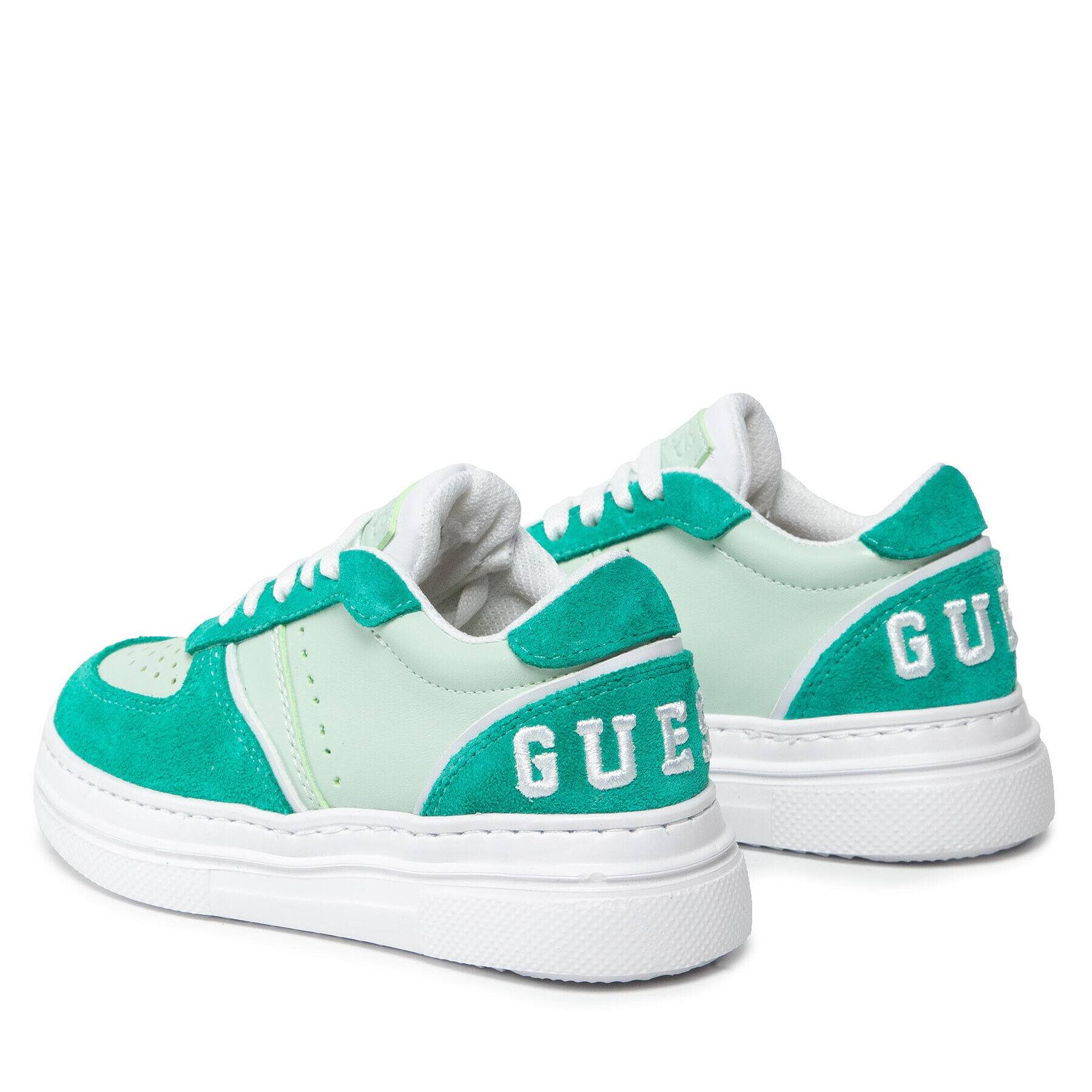 Guess Sneakers Afi FI5GAF LEA12 Verde - Pled.ro