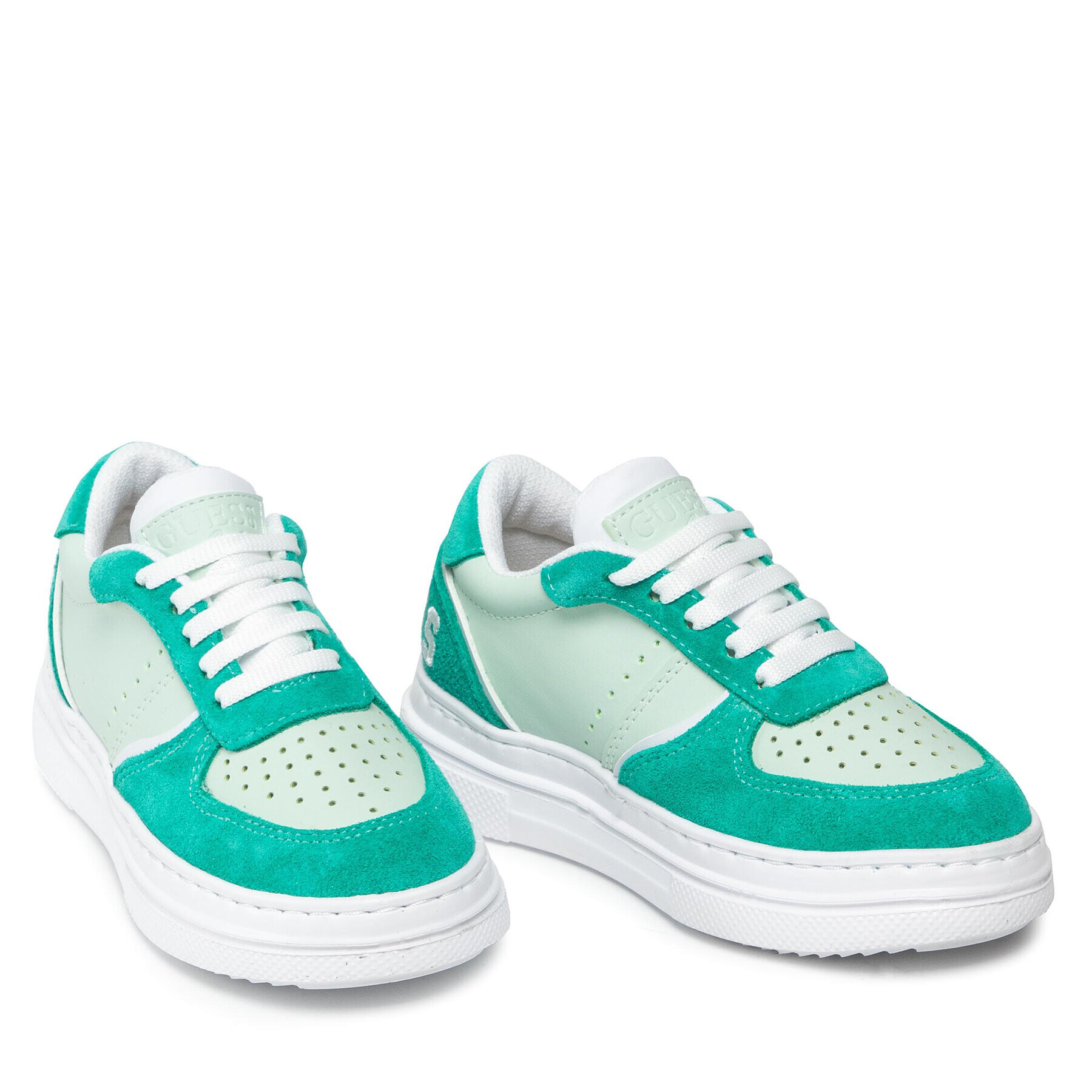 Guess Sneakers Afi FI5GAF LEA12 Verde - Pled.ro