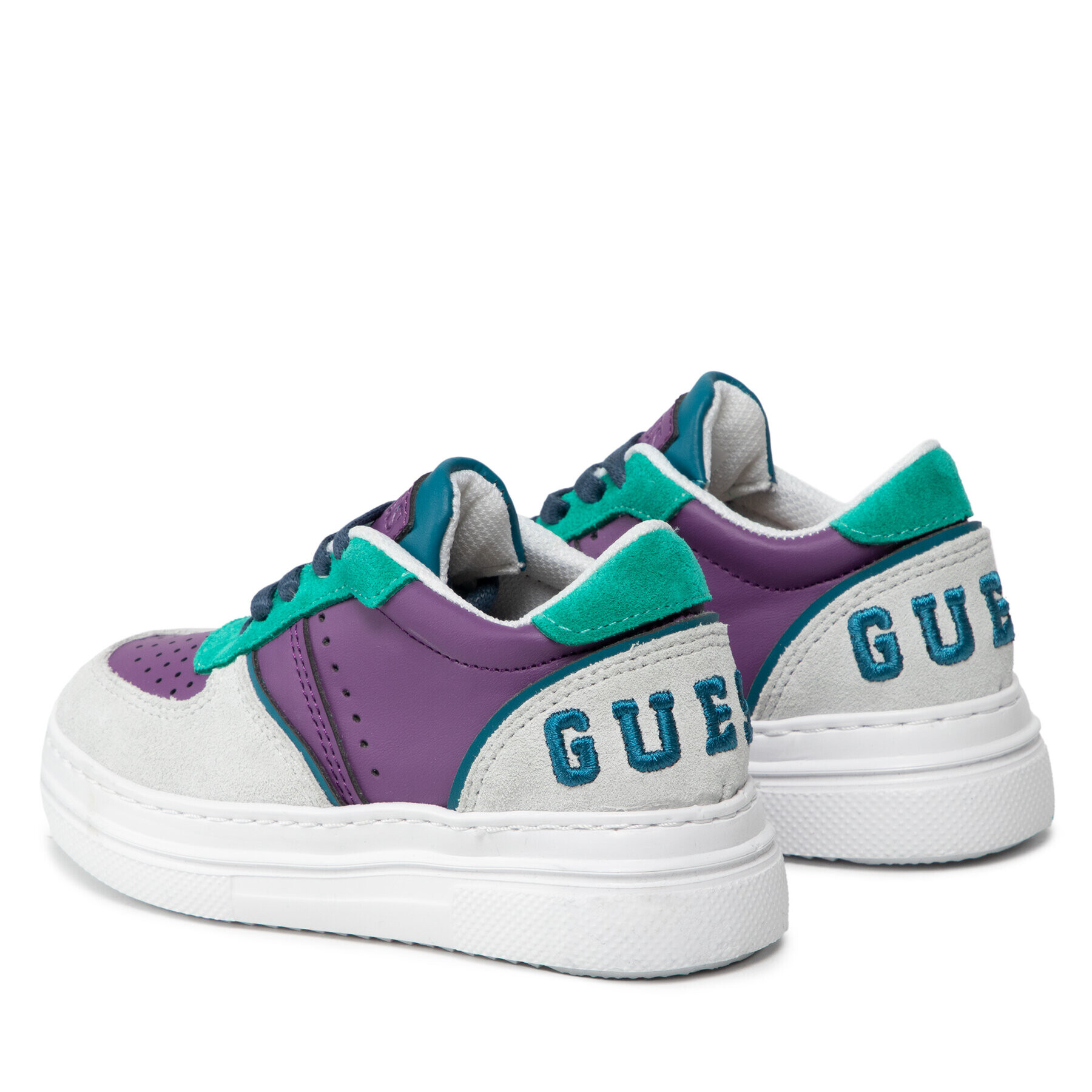 Guess Sneakers Afi FI5GAF LEA12 Violet - Pled.ro