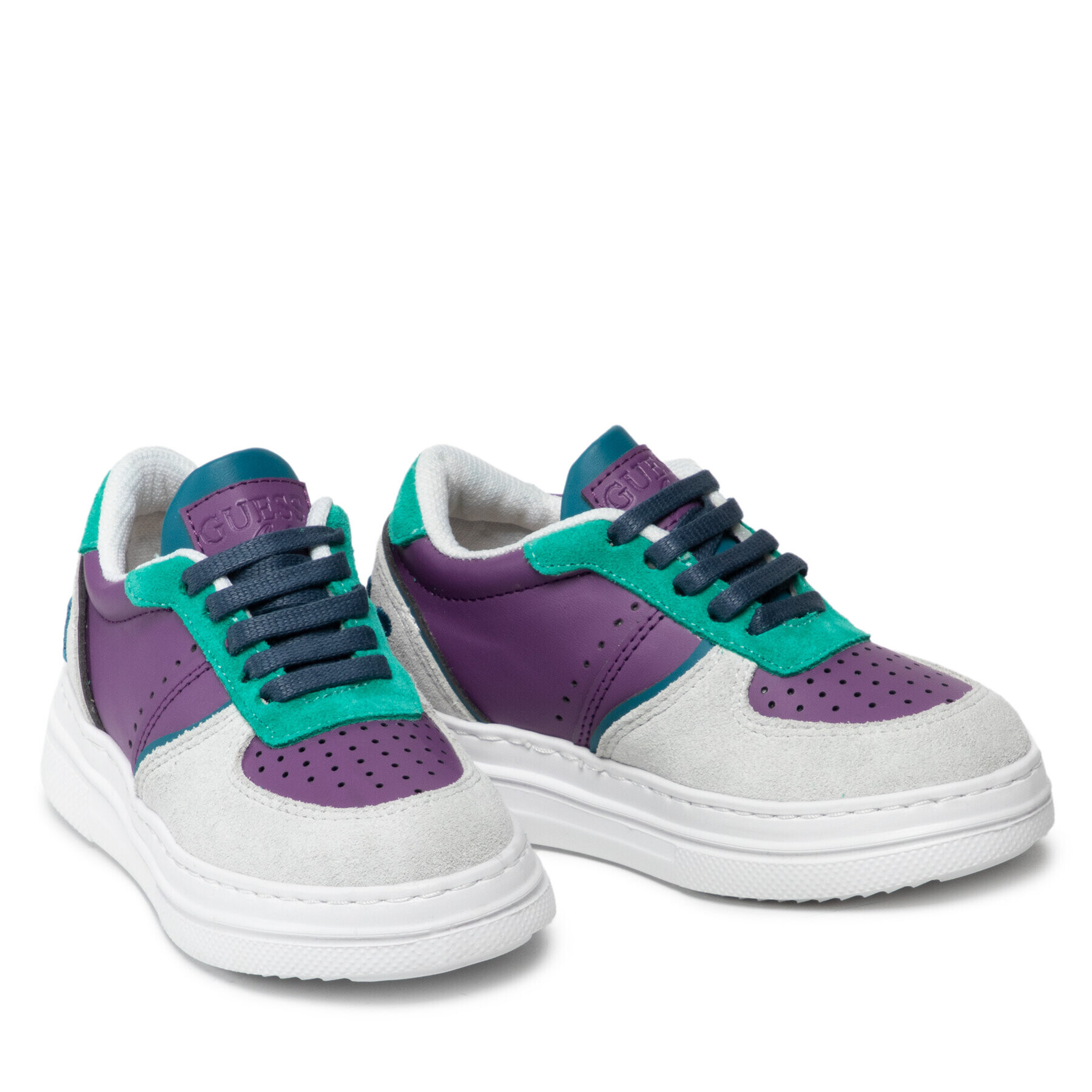 Guess Sneakers Afi FI5GAF LEA12 Violet - Pled.ro