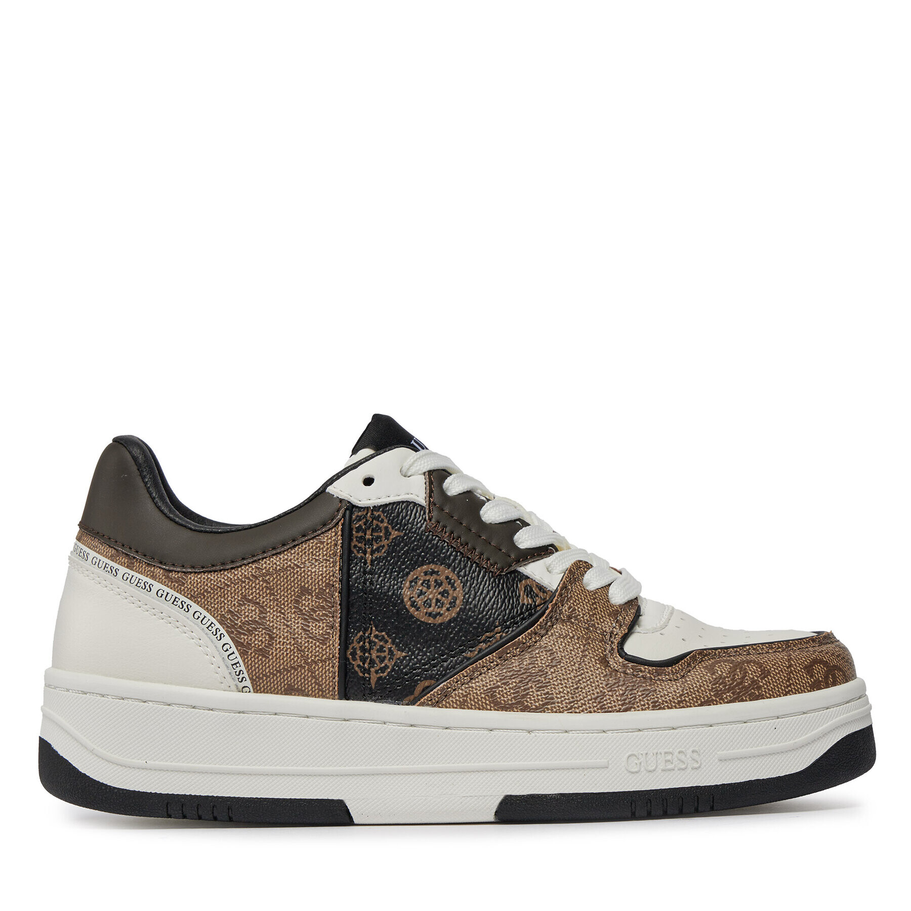 Guess Sneakers Ancie FLPANC ELL12 Maro - Pled.ro